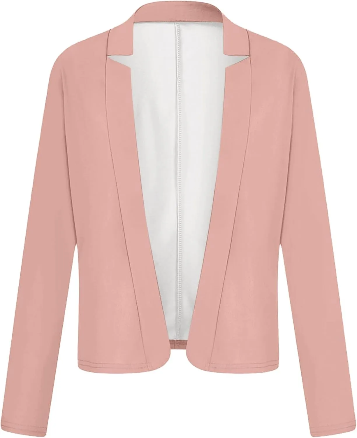 2024 Women Petite Blazer Dressy Casual Work Suit Jackets Cute Croppped Cardigan Lightweight Open Front Short Sport Coats