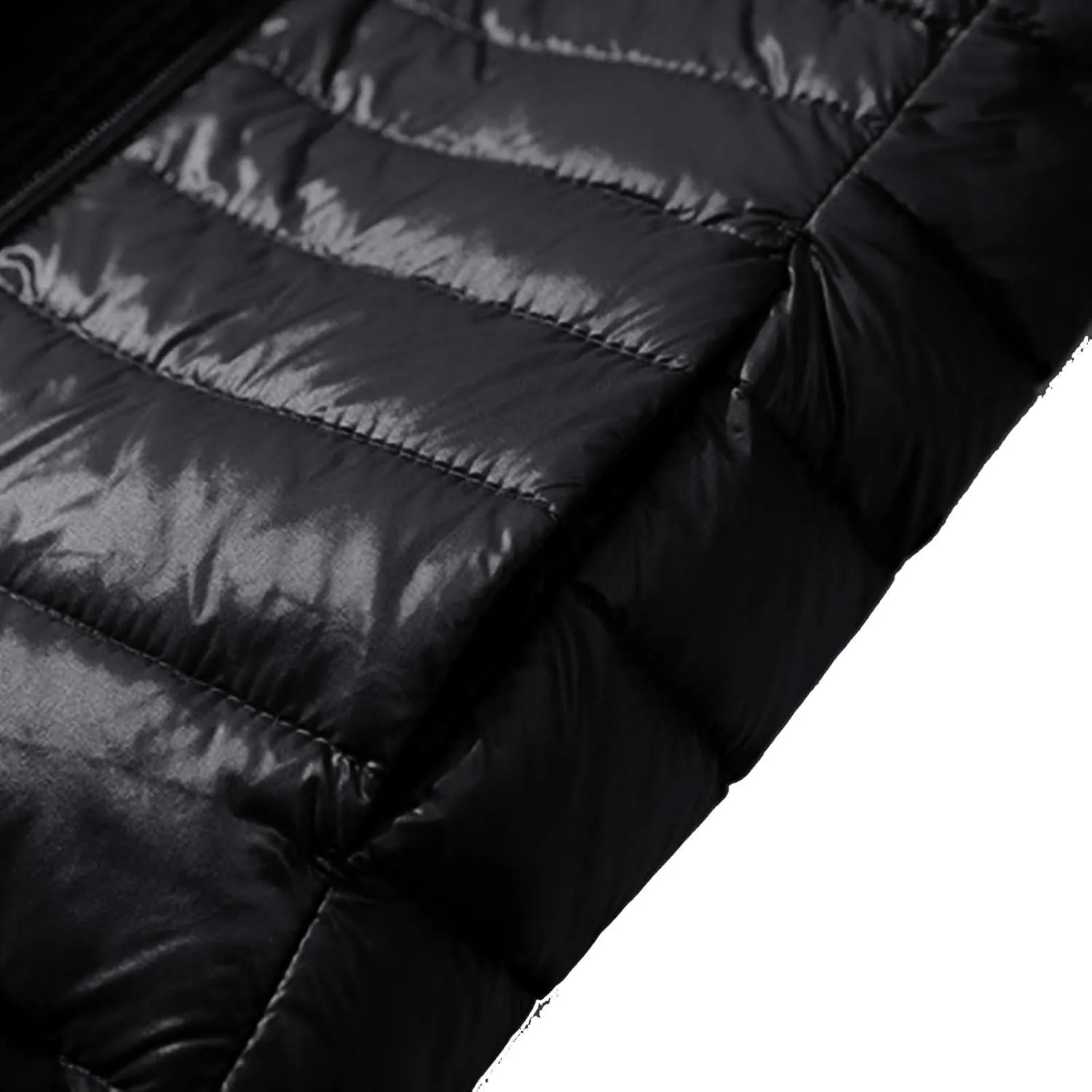 2024 Women's Packable Long Hooded Puffer Jackets Full-Zip Down Coats Insulated Quilted Warm Lightweight Winter Outwear