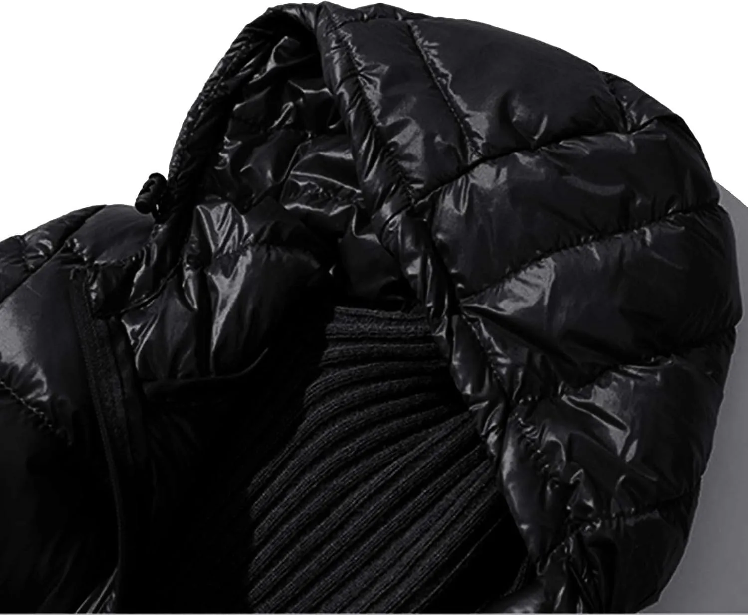 2024 Women's Packable Long Hooded Puffer Jackets Full-Zip Down Coats Insulated Quilted Warm Lightweight Winter Outwear