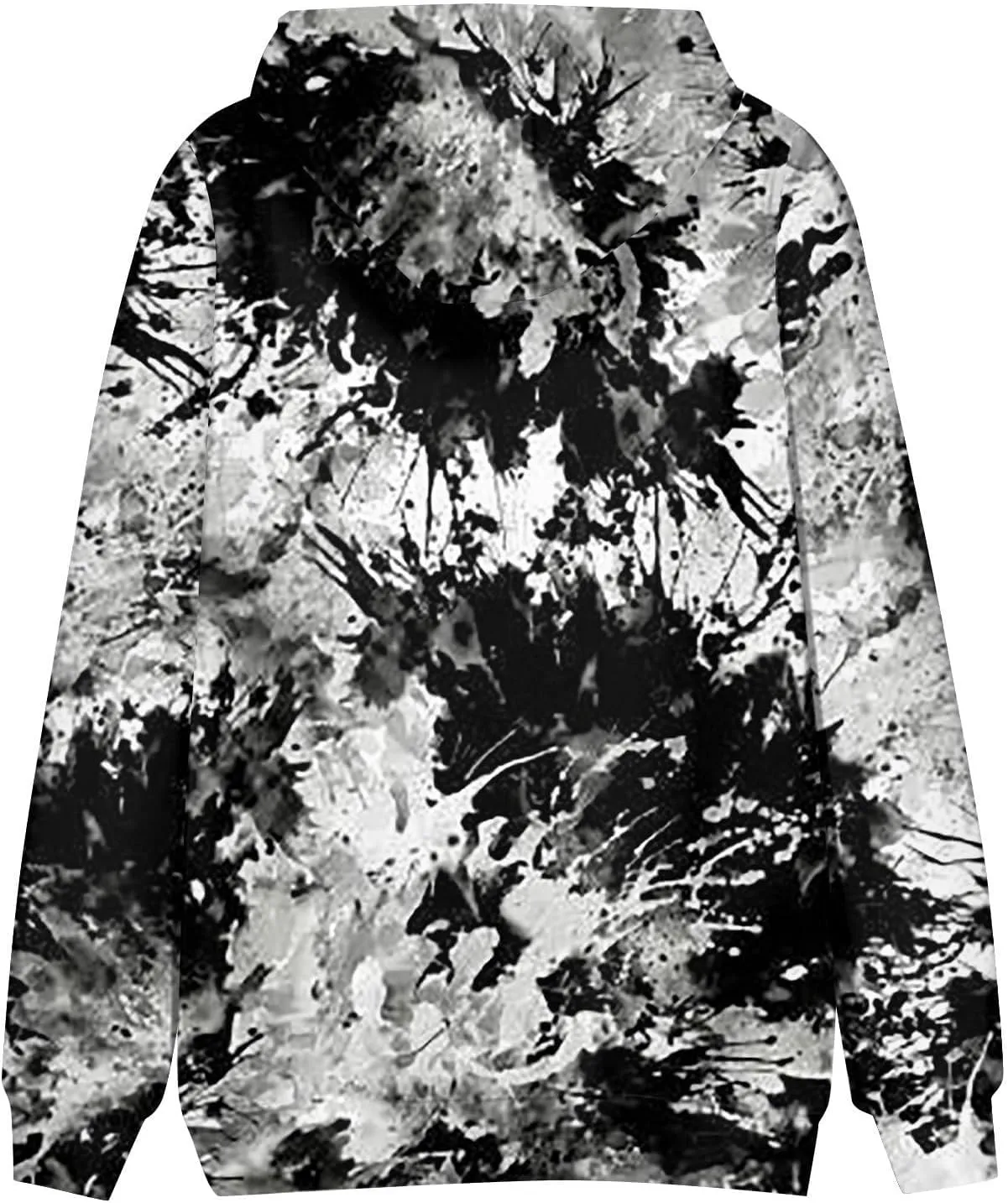 2025 Fashion Hoodies for Men Long Sleeve Workout Athletic Sweatshirt Casual Printing Hooded Pullover Tops with Pocket