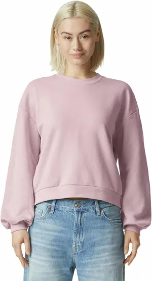 American Apparel Women's ReFlex Fleece Crewneck Sweatshirt, GRF494AA