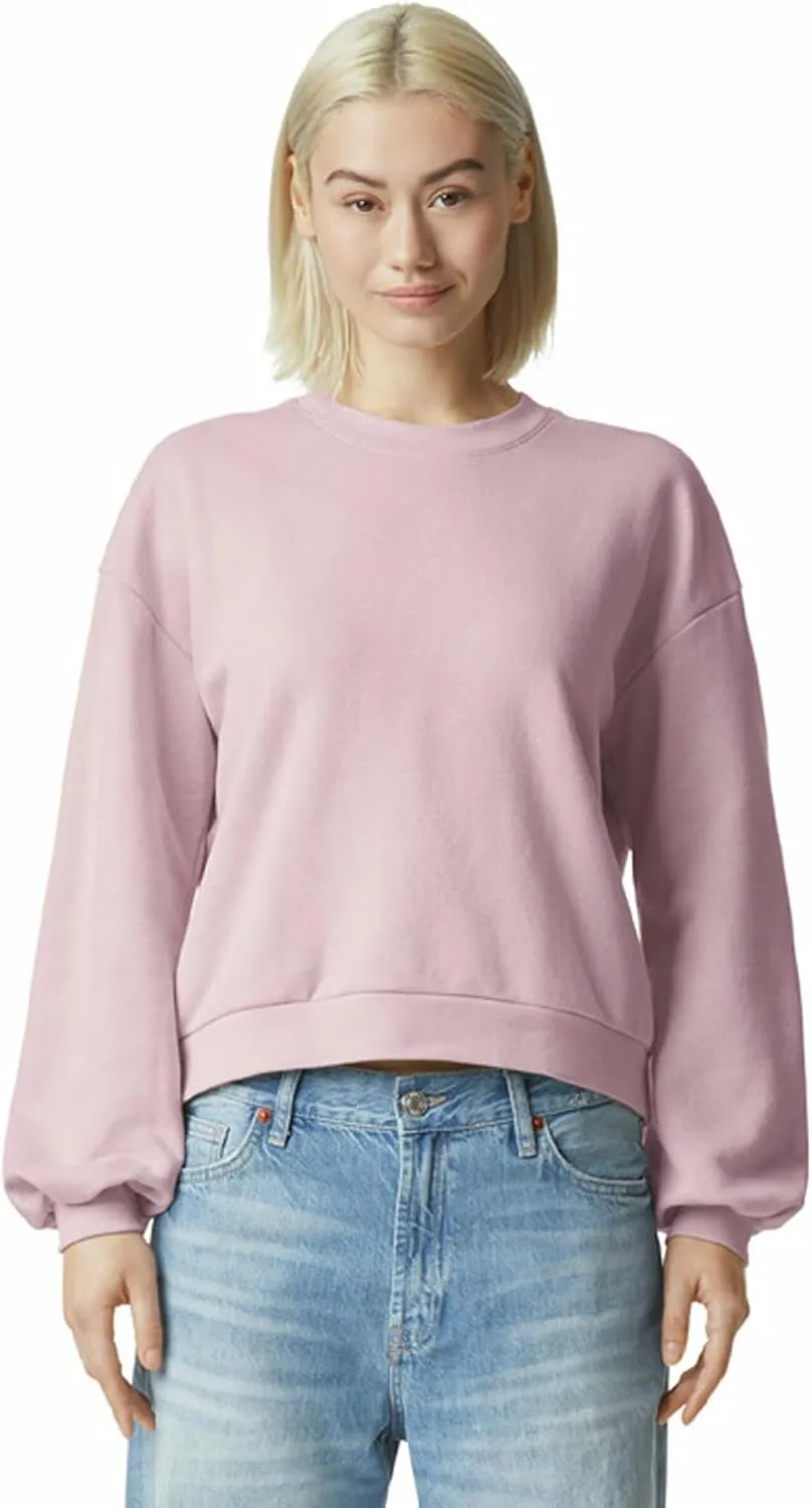 American Apparel Women's ReFlex Fleece Crewneck Sweatshirt, GRF494AA