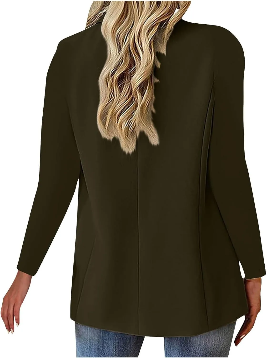 Blazers for Women 2025 Trendy Business Casual Jackets Open Front Cardigan Work Suit Summer Fashion Blazers