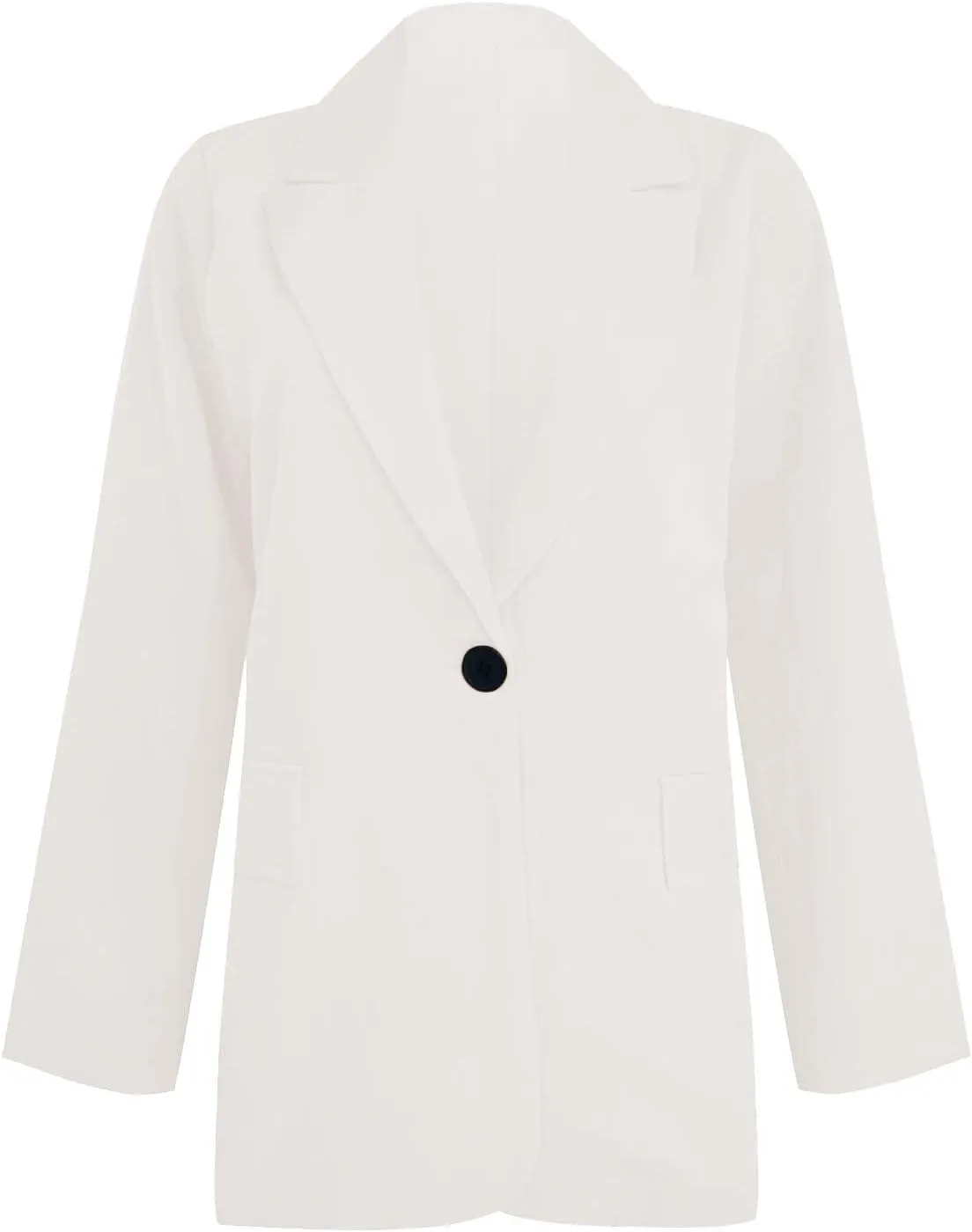Blazers for Women Business Casual Long Sleeve Lapel Work Jackets Lightweight Temperament Single Breasted Suit Jacket