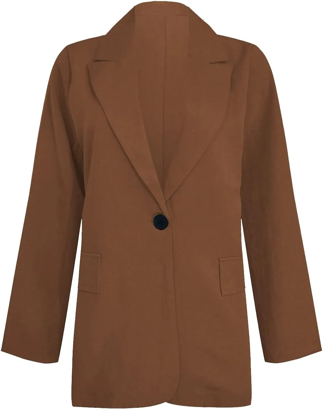Blazers for Women Business Casual Long Sleeve Lapel Work Jackets Lightweight Temperament Single Breasted Suit Jacket