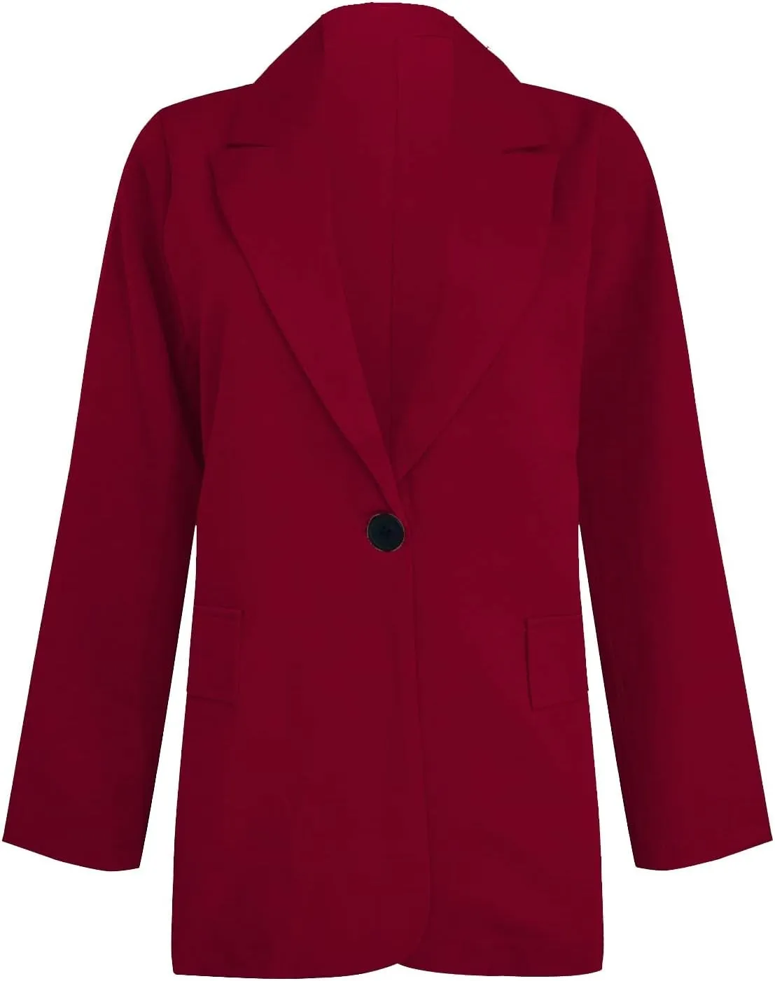 Blazers for Women Business Casual Long Sleeve Lapel Work Jackets Lightweight Temperament Single Breasted Suit Jacket