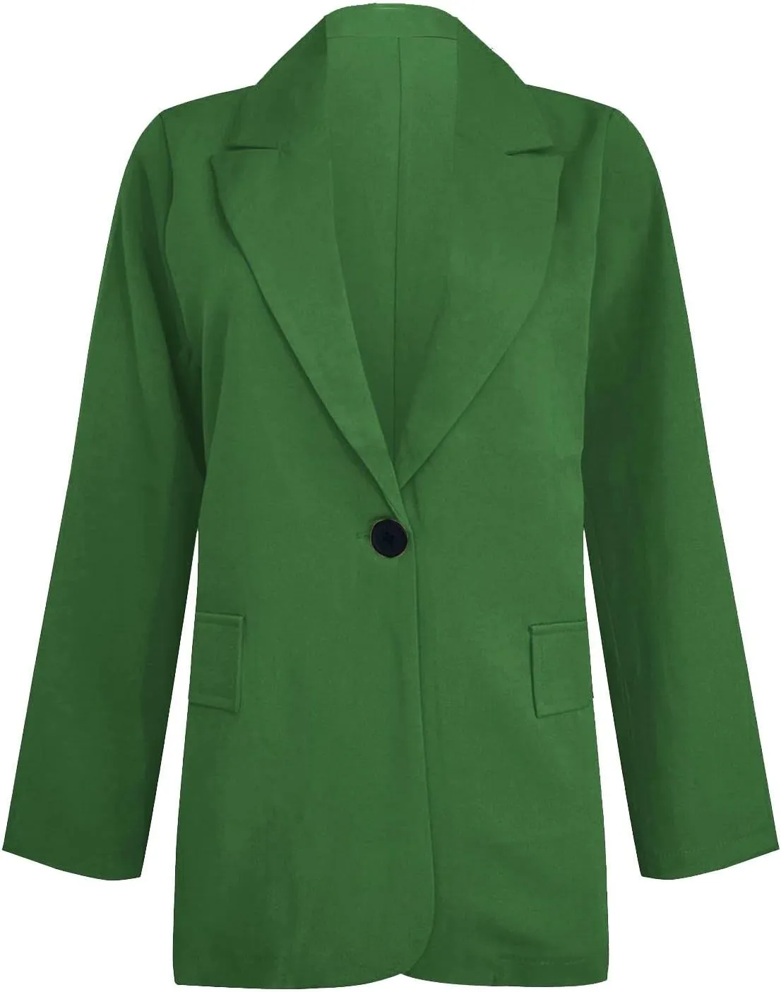 Blazers for Women Business Casual Long Sleeve Lapel Work Jackets Lightweight Temperament Single Breasted Suit Jacket