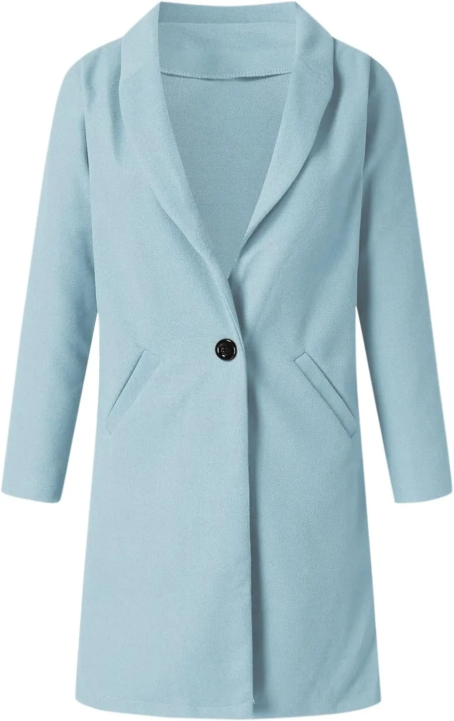 Blazers for Women Fall Fashion Single Breasted Overcoat Jacket Long Sleeve Open Front Cardigans Work Suit 2024 Blazer