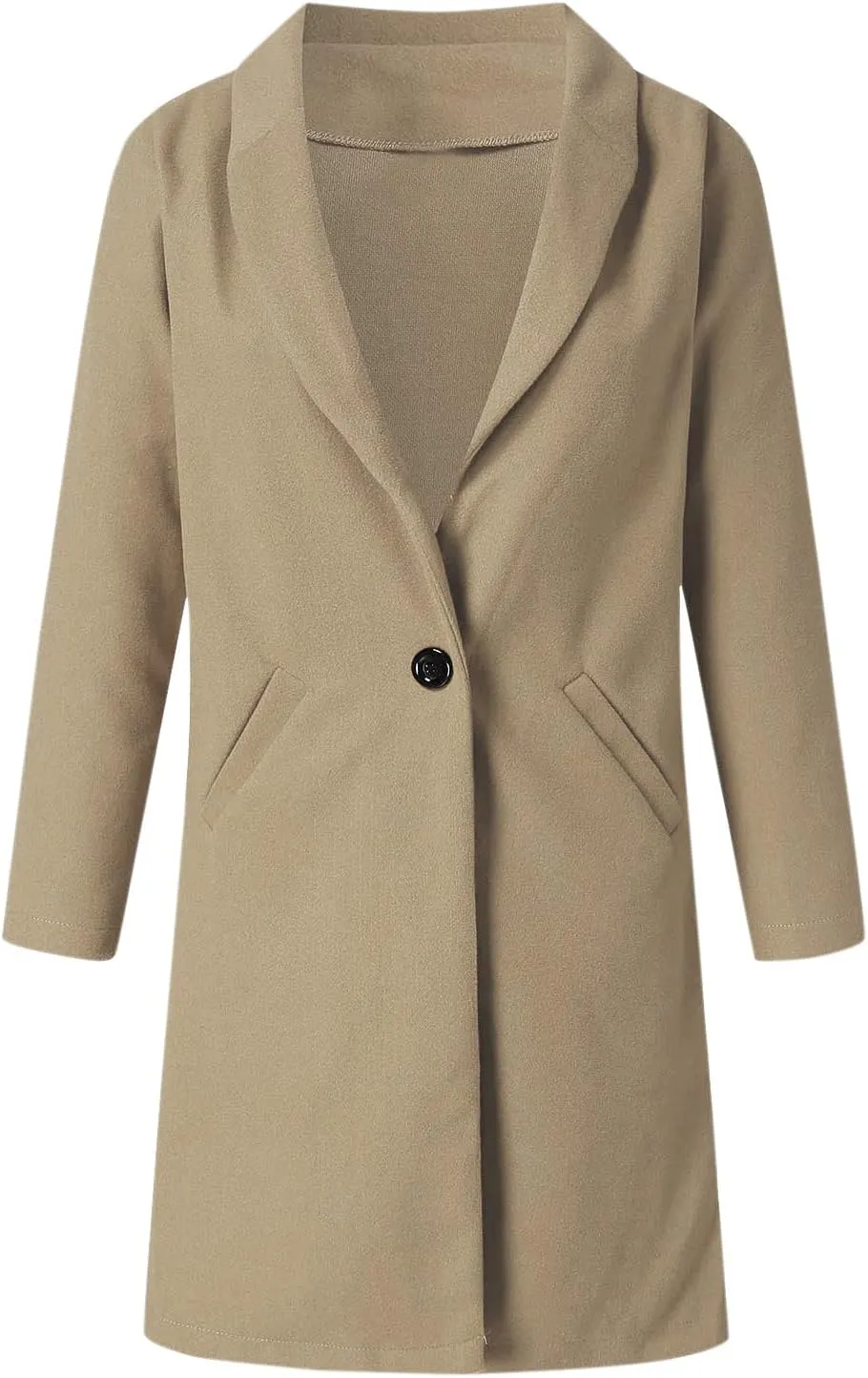 Blazers for Women Fall Fashion Single Breasted Overcoat Jacket Long Sleeve Open Front Cardigans Work Suit 2024 Blazer
