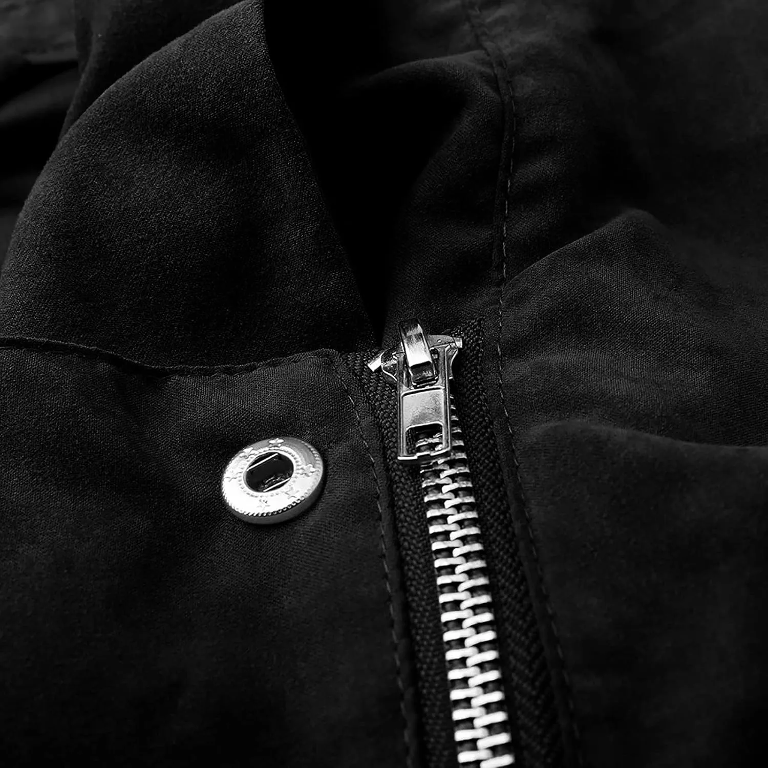 BOXIACEY Faux Leather Jacket Women Stylish 2025 Zipper Coats Classic Fit New Motorcycle Outerwear Fall Lapel Solid Tops