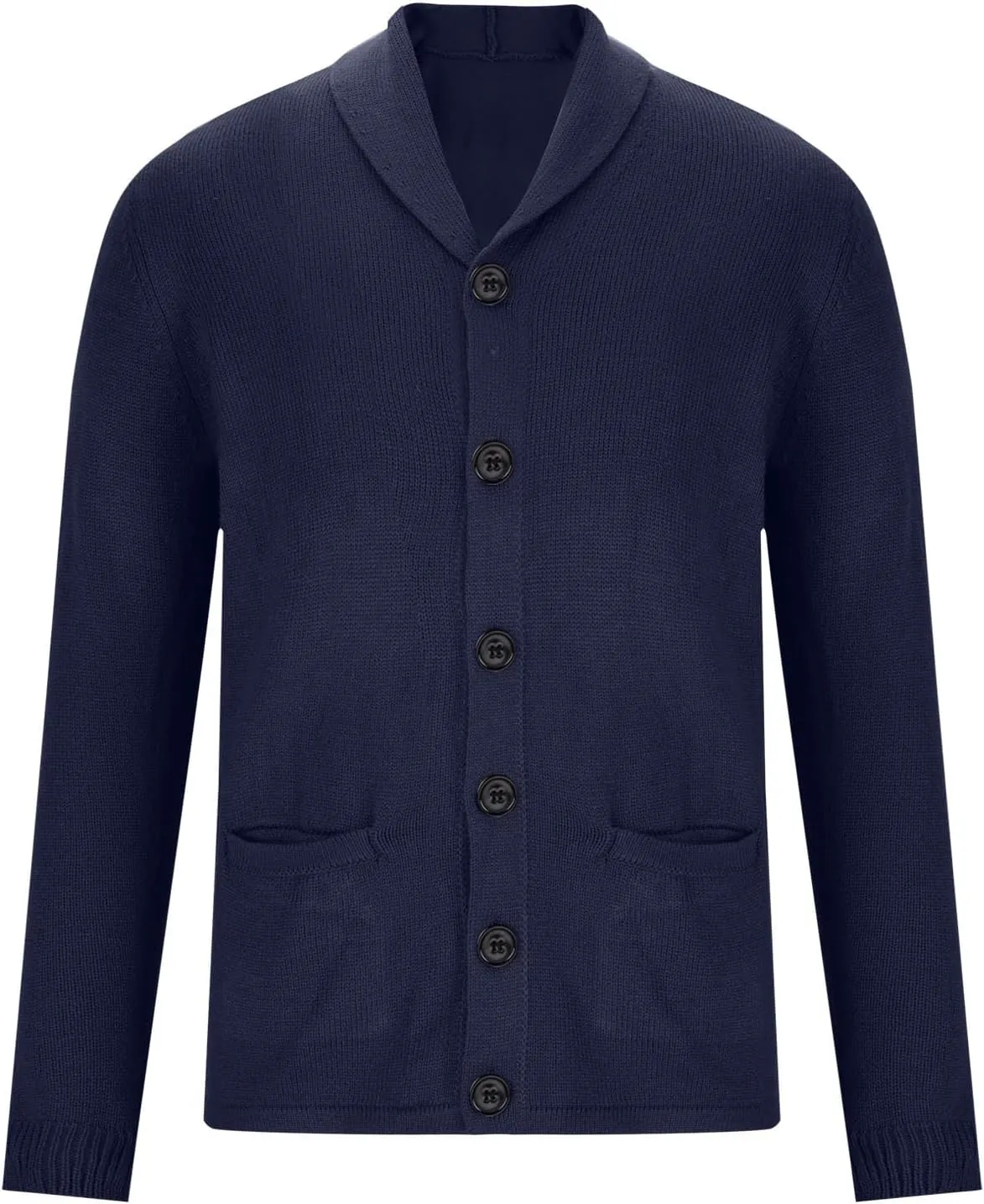 Cardigan Sweaters for Men Lightweight Long Sleeve Sweater Button Down Open Front Cardigan Casual Knit Sweaters