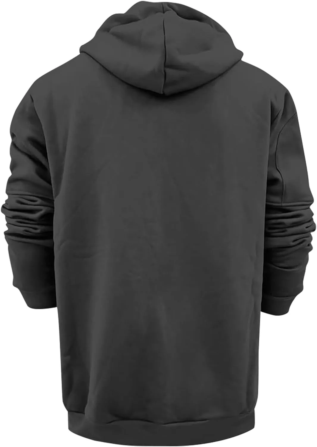 Casual Workout Hoodies for Men Full Zip Slim Fit Long Sleeve Hooded Sweatshirt Running Sports Athletic Track Jackets