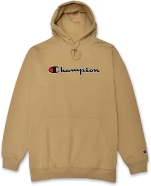 Champion Mens Hoodies Big and Tall - Embroidered Pullover Fleece Sweatshirt