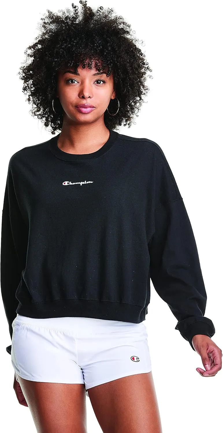 Champion Sweatshirt, Midweight Tee Shirt Hoodie for Women, Graphic