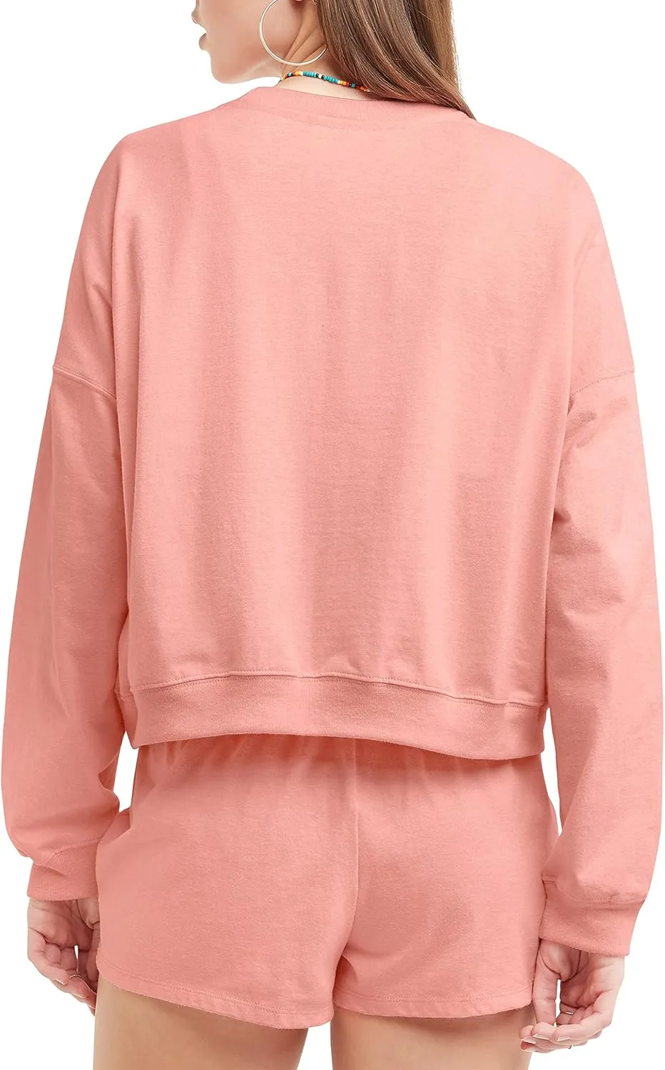 Champion Sweatshirt, Midweight Tee Shirt Hoodie for Women, Graphic