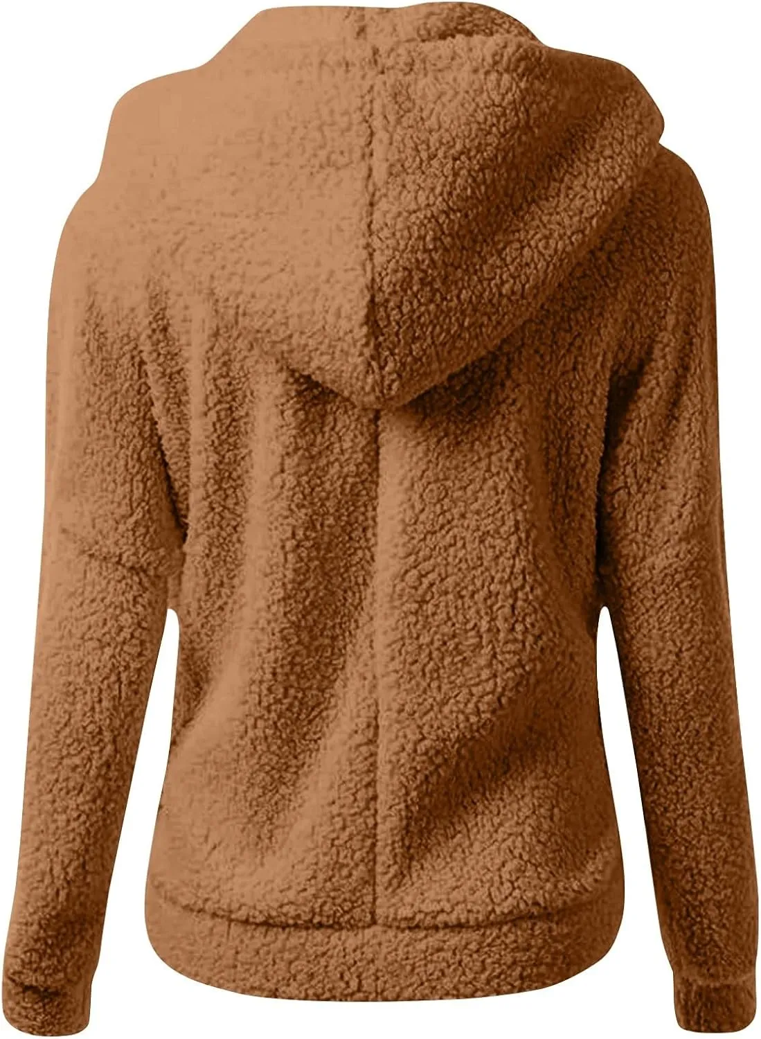 ChicCrate Women's Classic-Fit Soft Fleece Jacket Lightweight Coat Casual Zip Up Sherpa Lined Hoodie Sweatshirt Cozy Outerwear