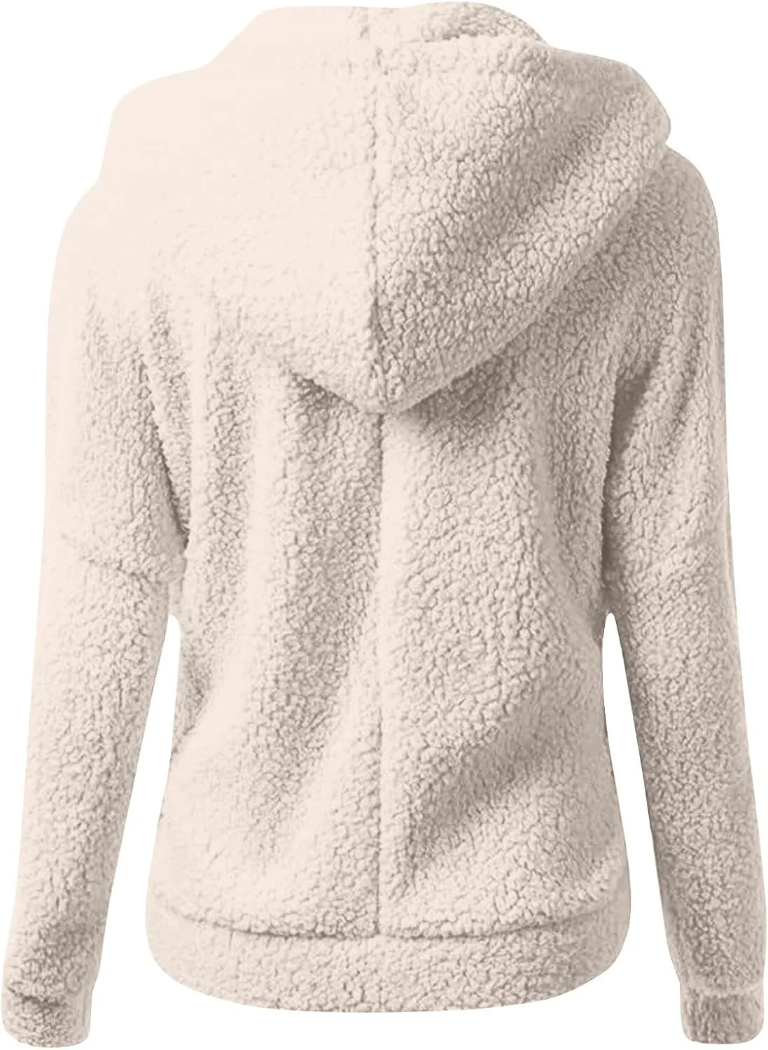 ChicCrate Women's Classic-Fit Soft Fleece Jacket Lightweight Coat Casual Zip Up Sherpa Lined Hoodie Sweatshirt Cozy Outerwear