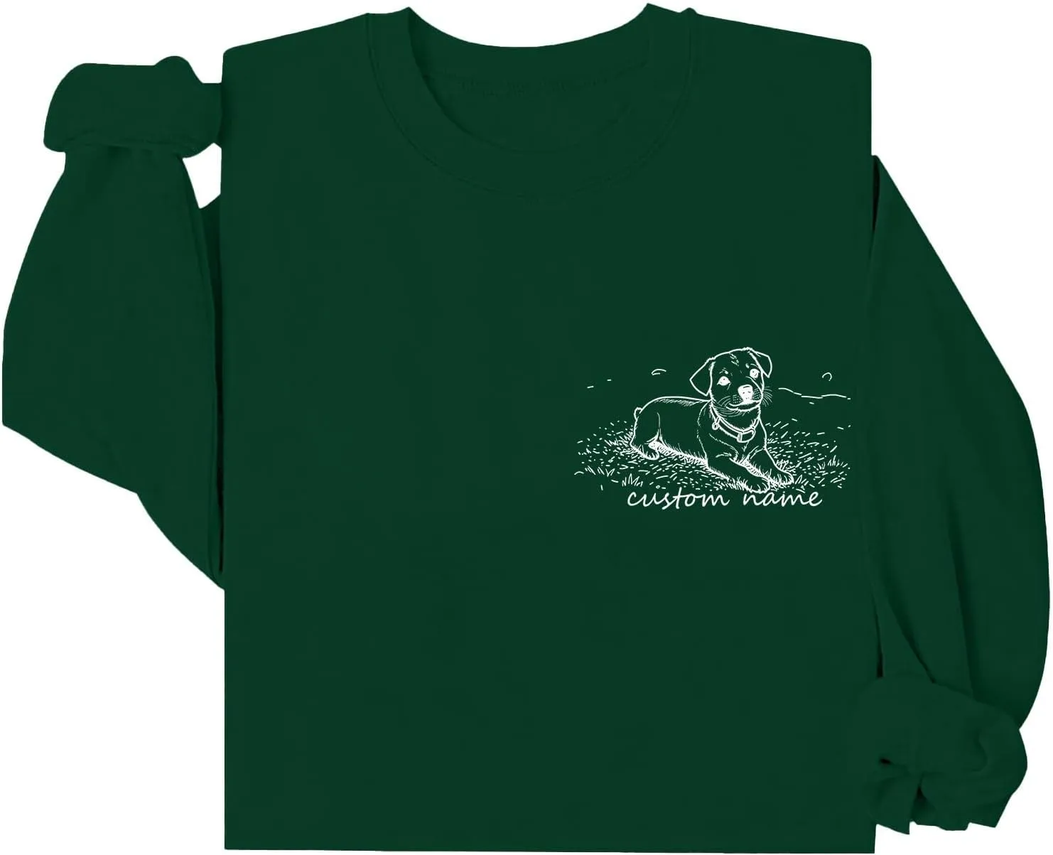 Custom Dog Mom Sweatshirt Women Personalized Pet Portrait Sweatshirts Design Your Own Casual Crewneck Pullover Tops