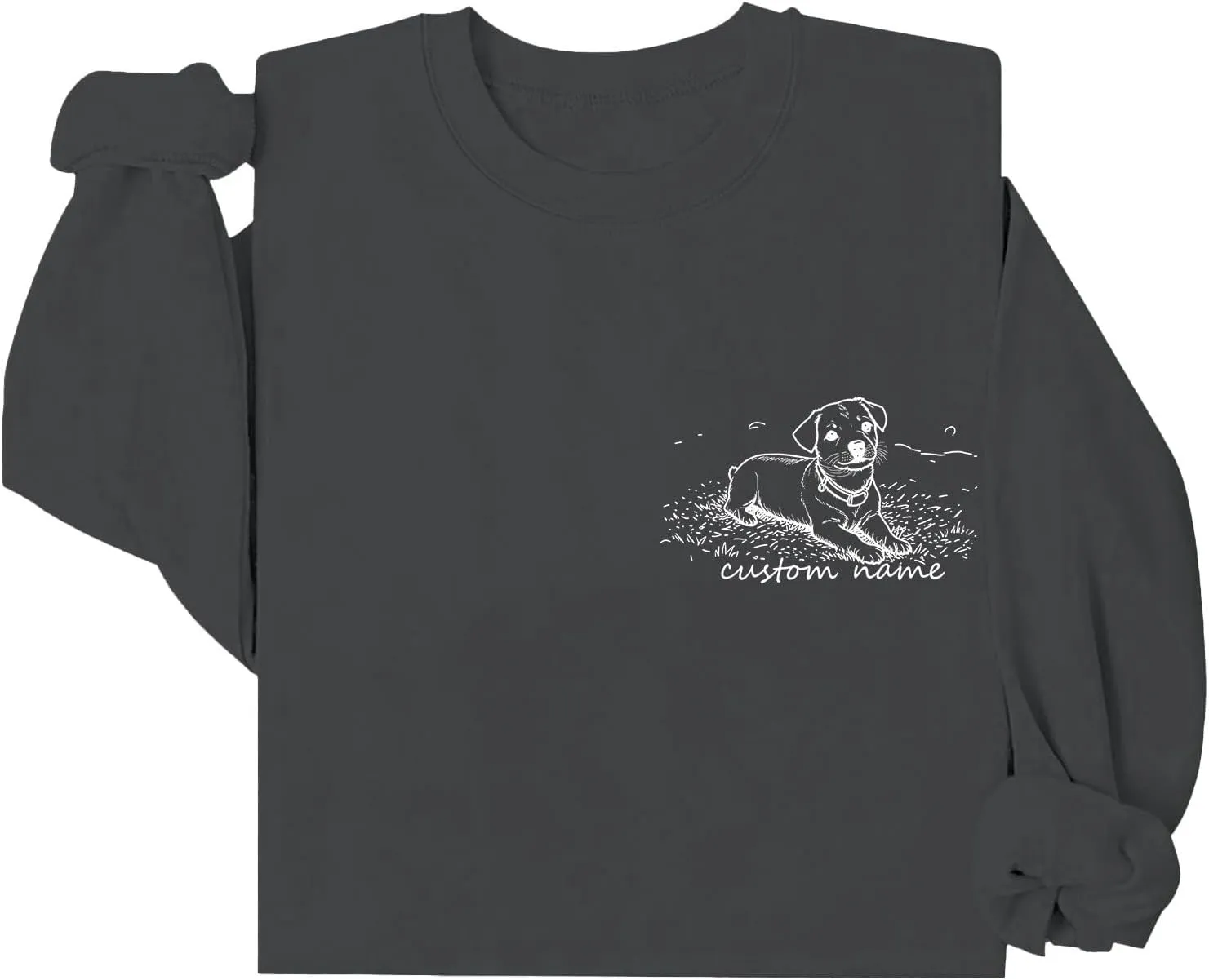 Custom Dog Mom Sweatshirt Women Personalized Pet Portrait Sweatshirts Design Your Own Casual Crewneck Pullover Tops