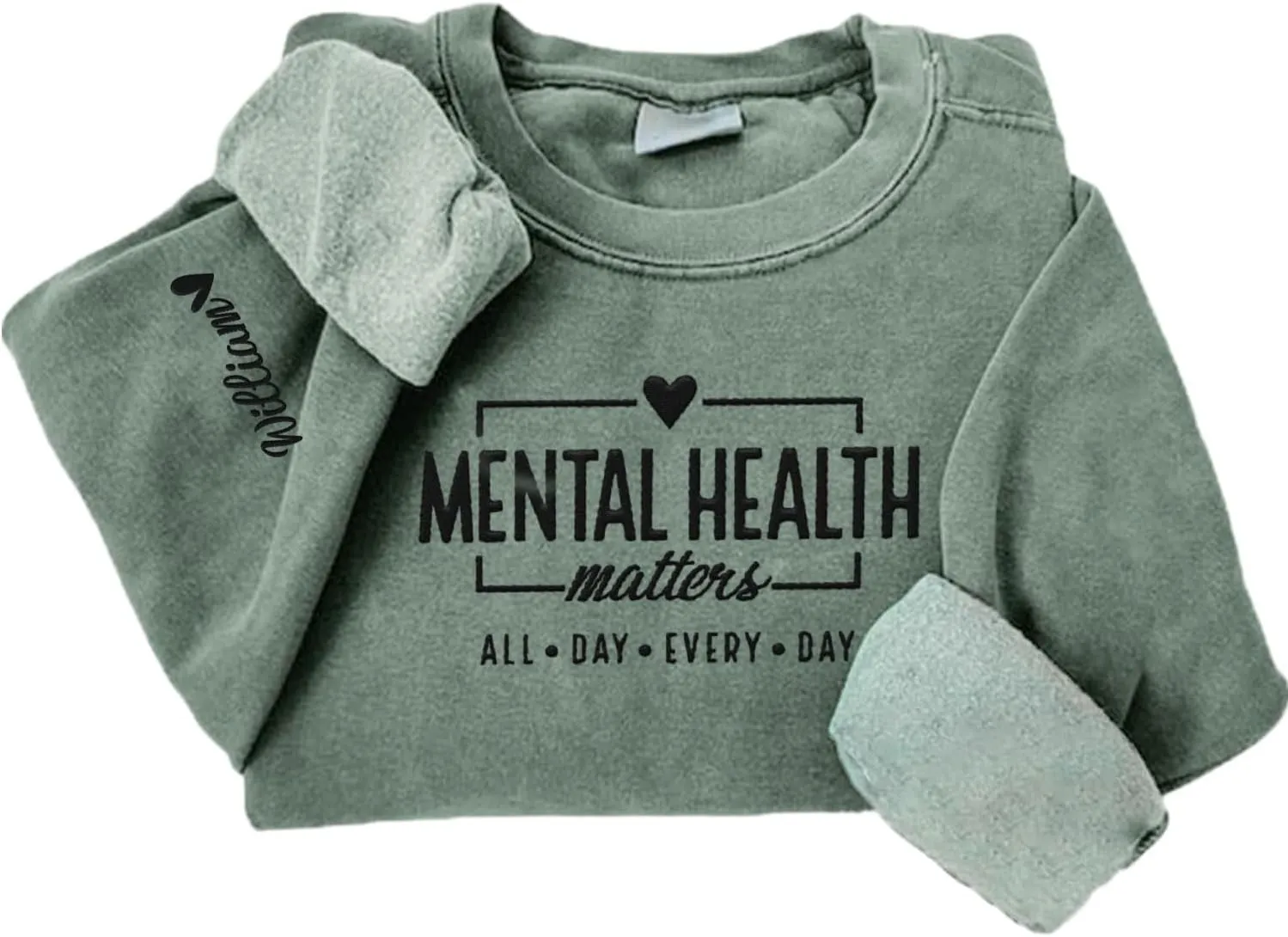 Custom Embroidered Mental Health Therapist Sweatshirt, Mental Health Sweater, Sensitive Sweatshirt, Anxious Hoodies