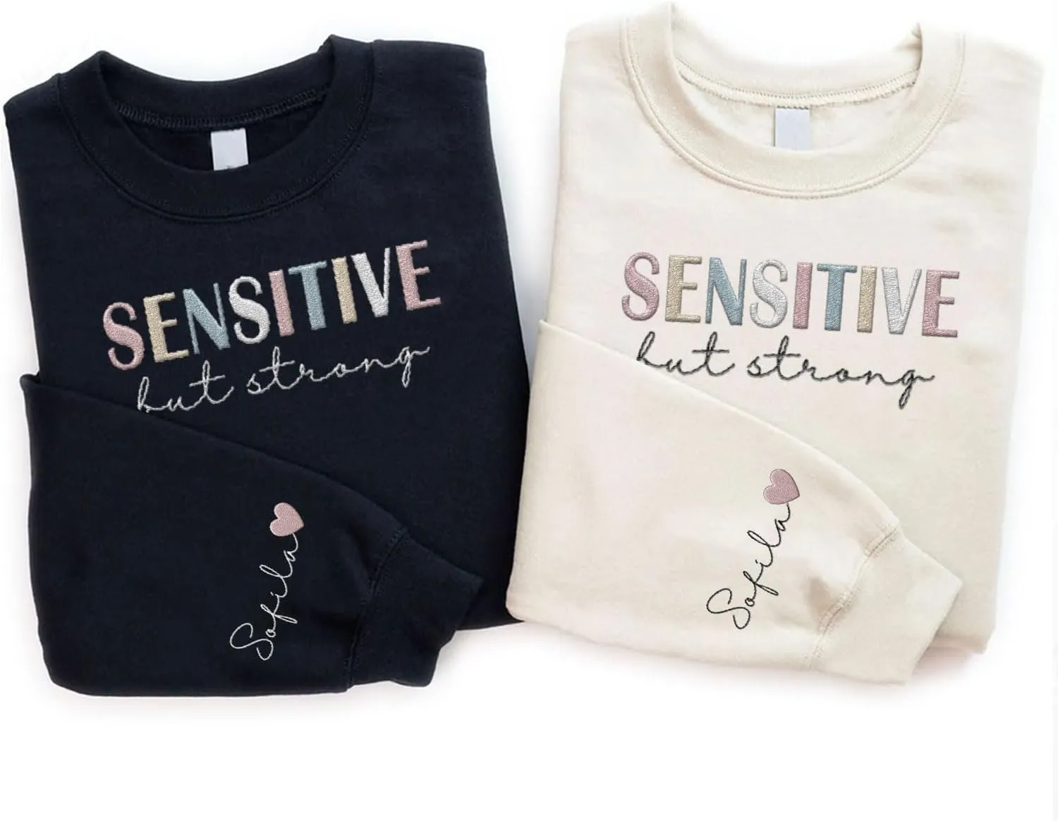 Custom Embroidered Mental Health Therapist Sweatshirt, Mental Health Sweater, Sensitive Sweatshirt, Anxious Hoodies