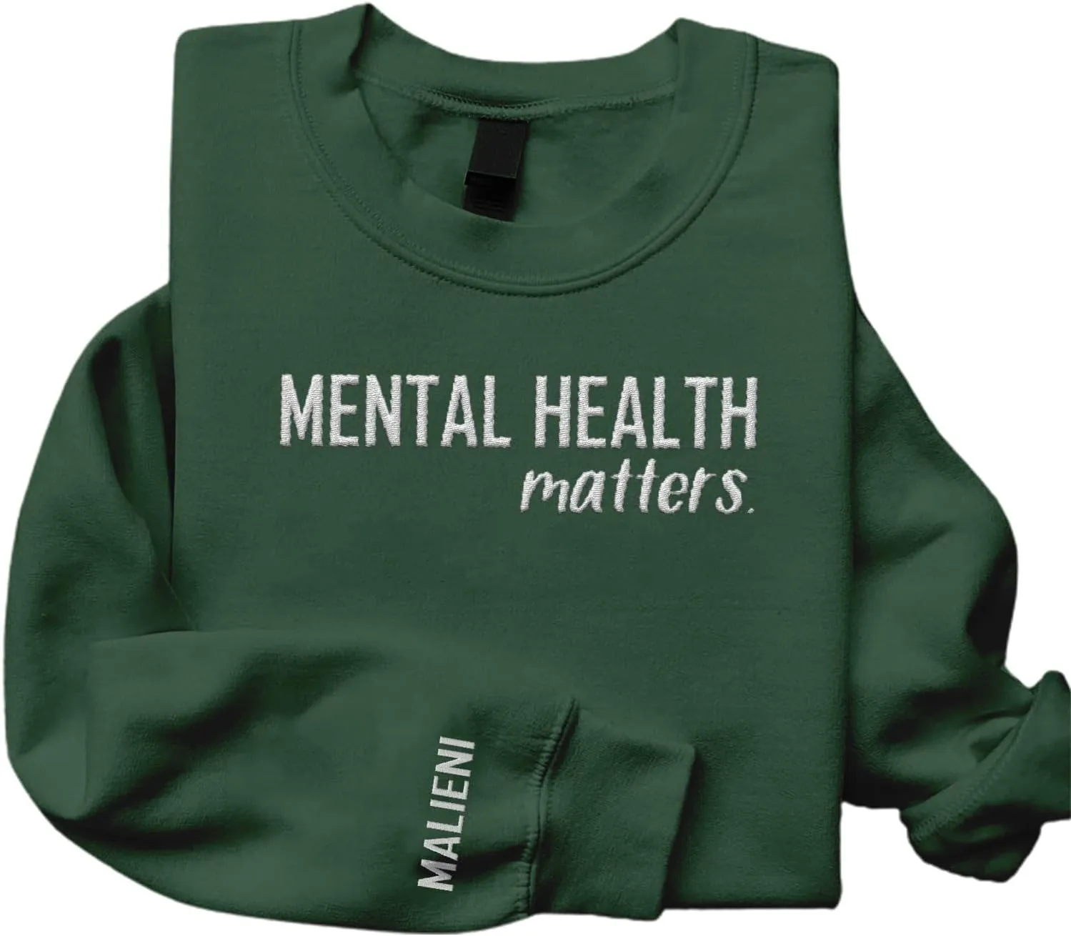 Custom Embroidered Mental Health Therapist Sweatshirt, Mental Health Sweater, Sensitive Sweatshirt, Anxious Hoodies