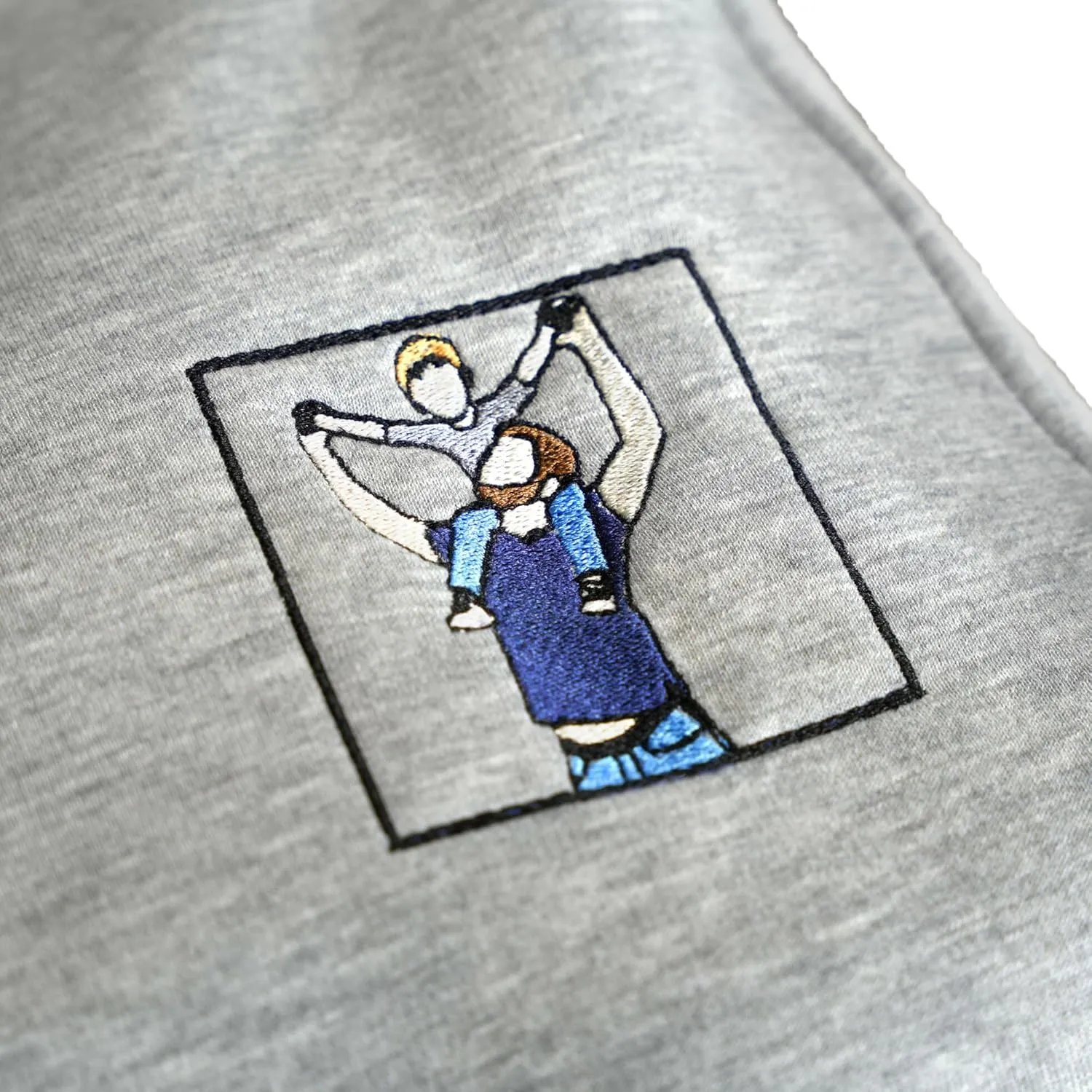 Custom Embroidered Portrait from Photo Sweatshirt, Custom Embroidered Hoodie, Gift for Dad, Gift for Him, Personalized Crewneck, Christmas