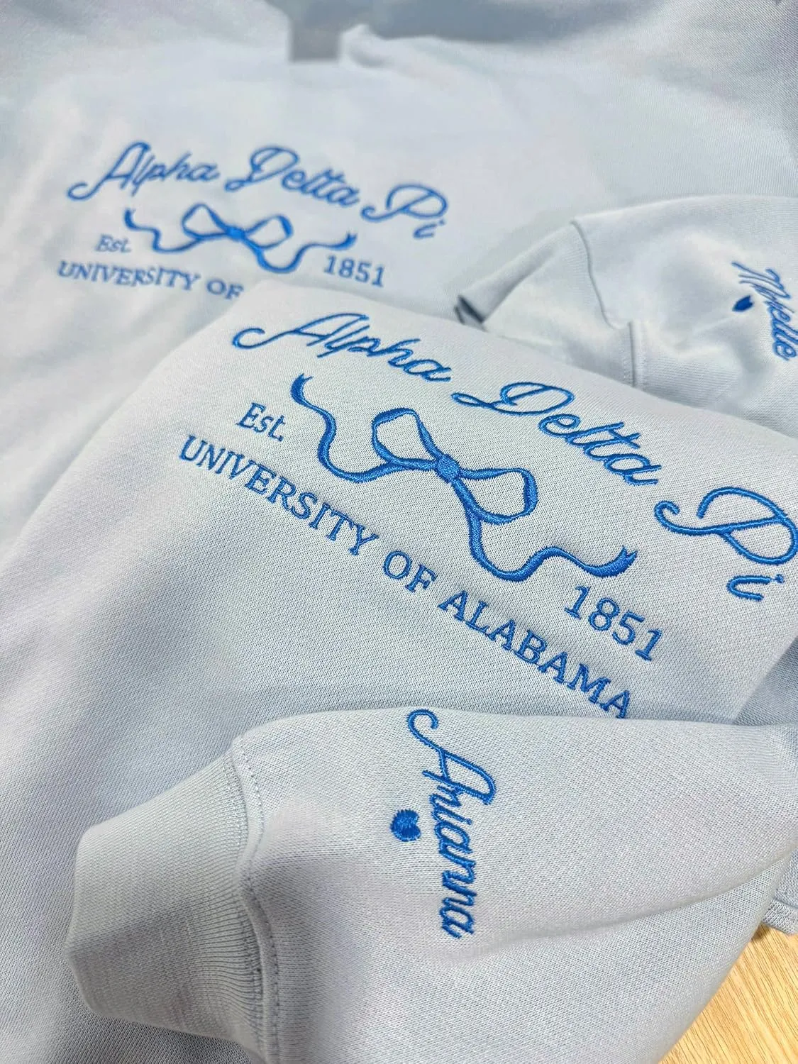 Embroidered Custom Text Shirt, Design On Your Own Sweatshirt, Personalized Embroidered Hoodies, Christmas Sweater