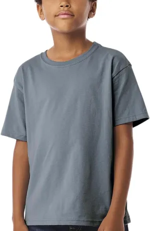 Go2 Boys' Heavyweight 6oz Cotton Short Sleeve T-Shirt, Made in USA