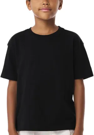 Go2 Boys' Heavyweight 6oz Cotton Short Sleeve T-Shirt, Made in USA