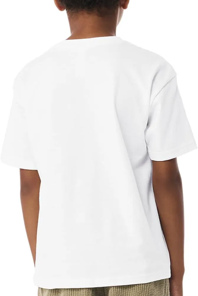Go2 Boys' Heavyweight 6oz Cotton Short Sleeve T-Shirt, Made in USA