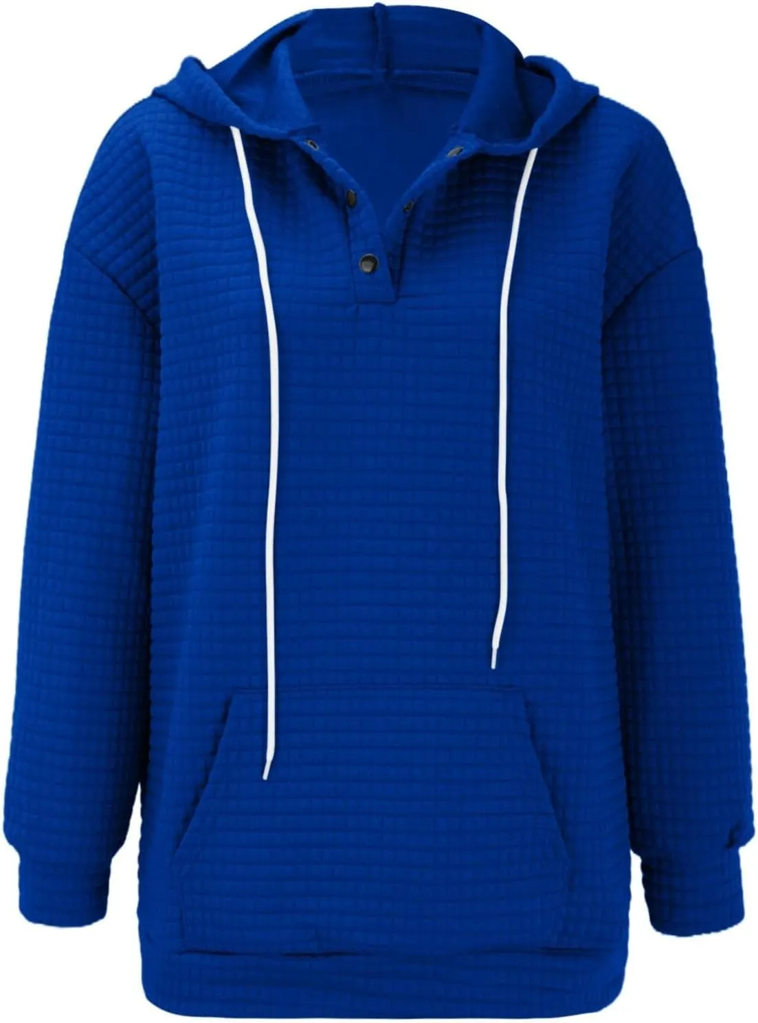 Half Buttons Sweatshirts Cropped Hoodies Fleece Womens Quarter Pullover Sweaters Fall Outfits Sweatshirt Hooded
