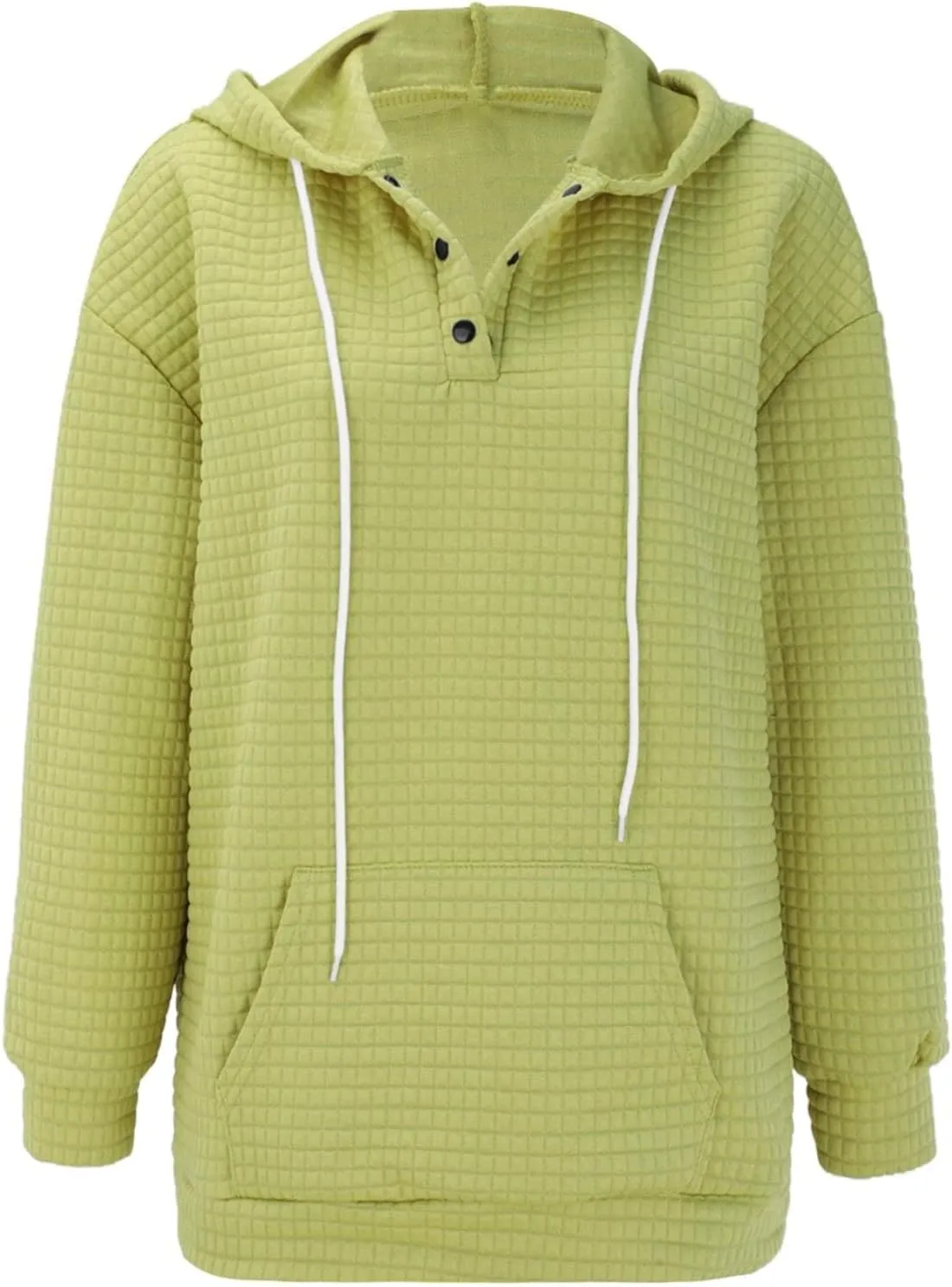 Half Buttons Sweatshirts Cropped Hoodies Fleece Womens Quarter Pullover Sweaters Fall Outfits Sweatshirt Hooded