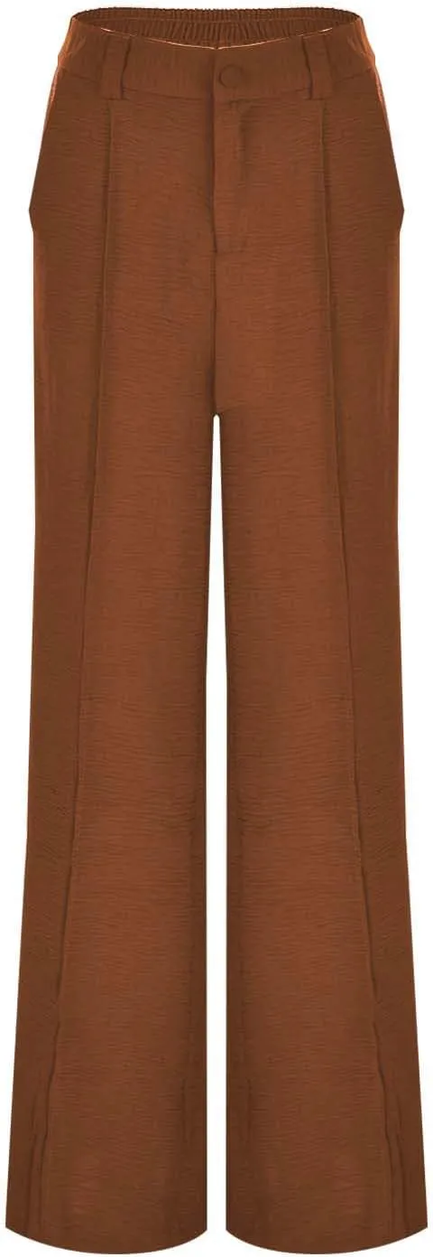 High Waisted Work Pants for Women Winter Elegantes Work Thermal with Pockets High Waisted Straight Leg