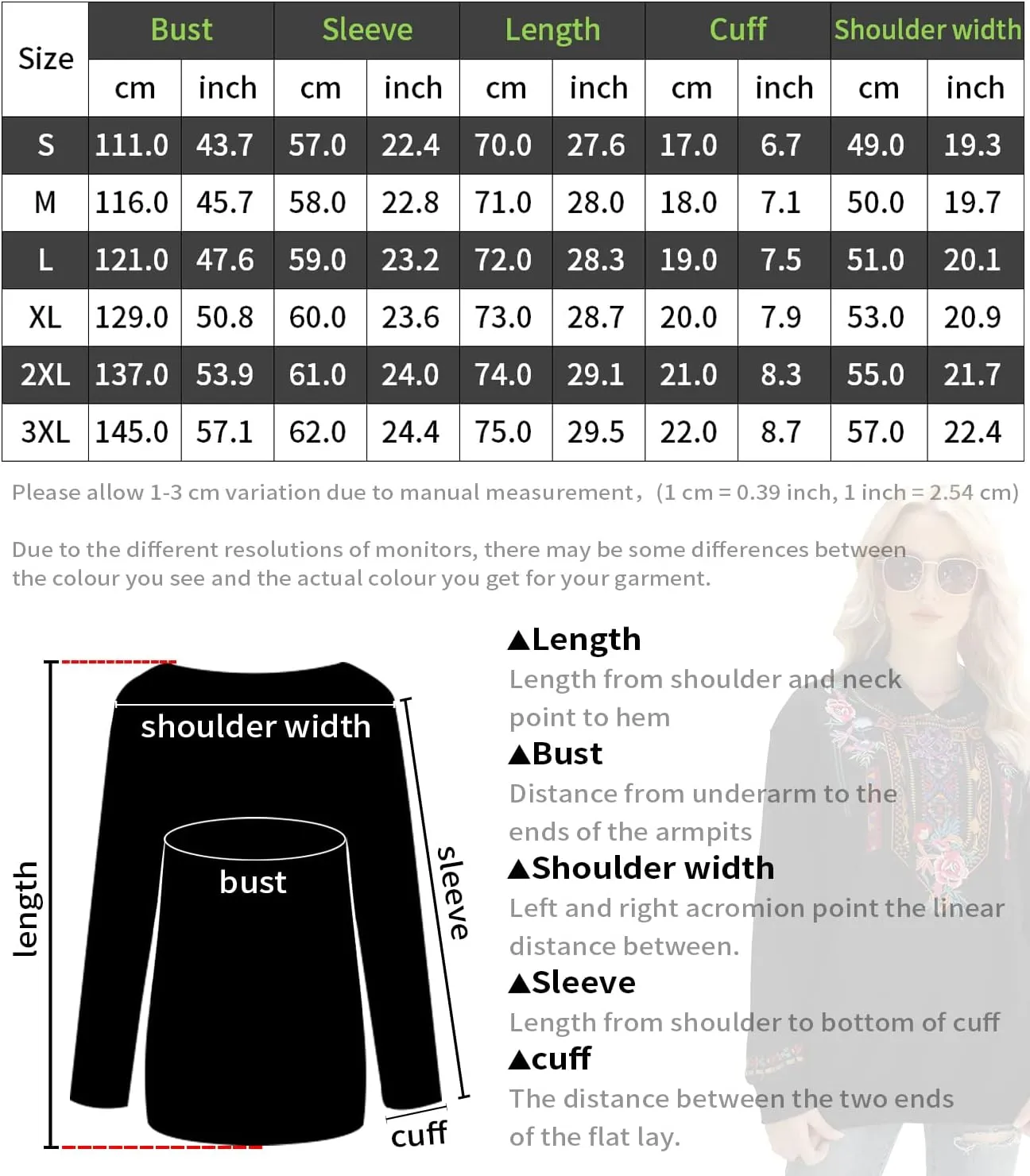 Higustar Embroided Hoodies for Women Mexican Cotton Sweatshirts Bohemian Casul Long Sleeve Fall With Pockets Hoodie