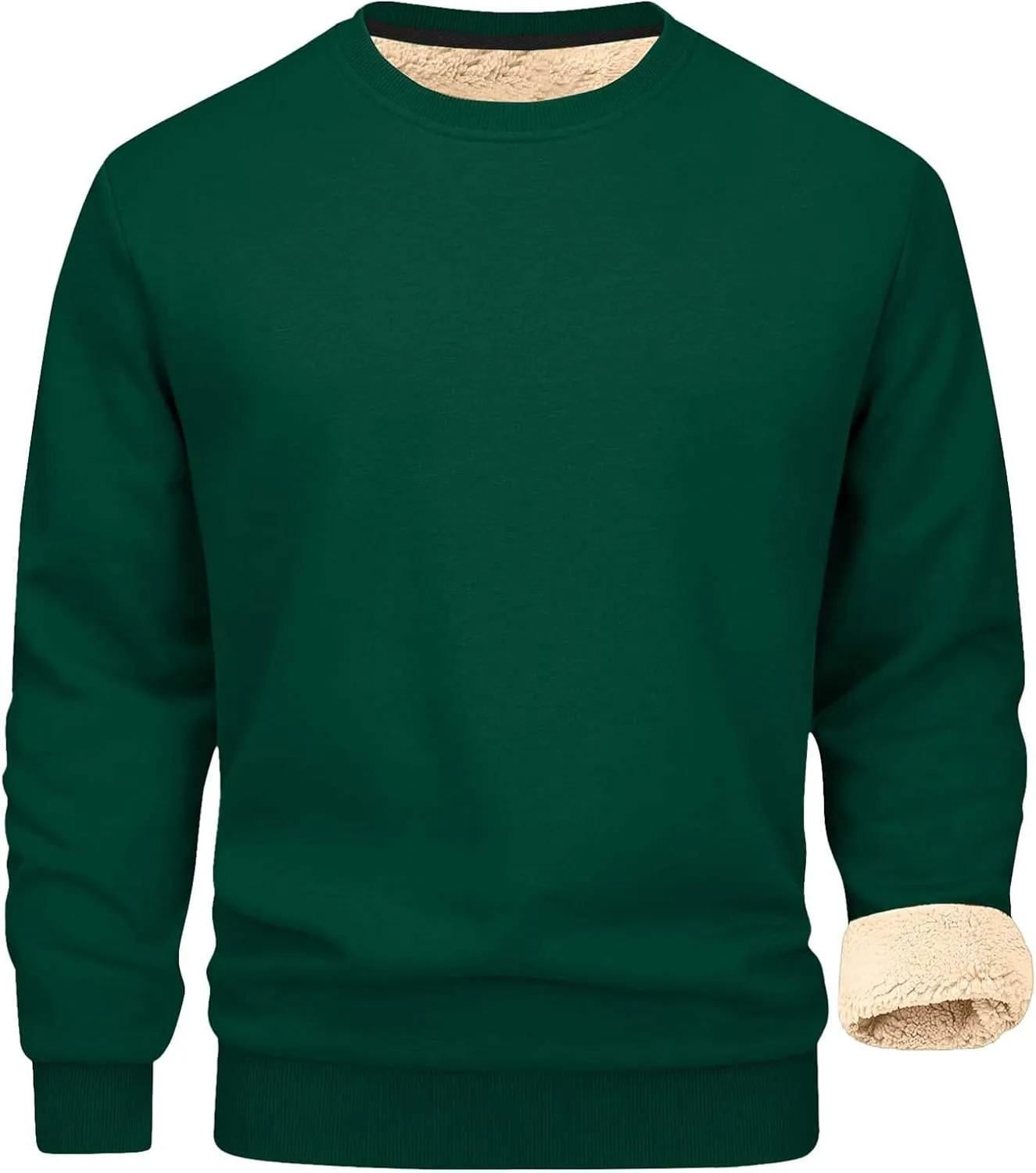 Hoodies for Men Heavyweight Fleece Lined Hoodie Thick Winter Hooded Pullover Warm Sweatshirt Thermal Windproof Jacket