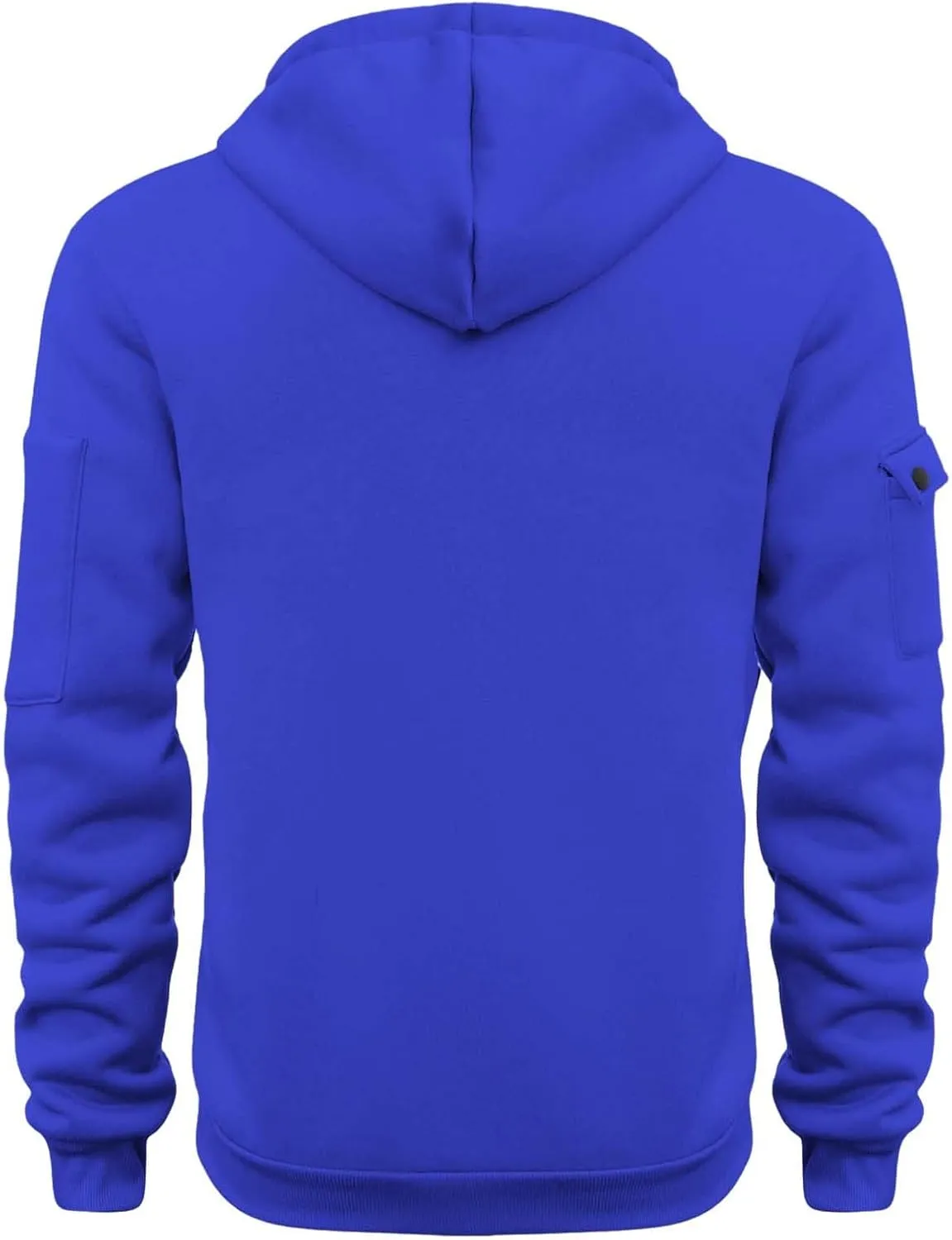 Hoodies for Men Quarter Zip Up Pullover Vintage Work Hoodie with Pockets Military Tactical Construction Sweatshirt