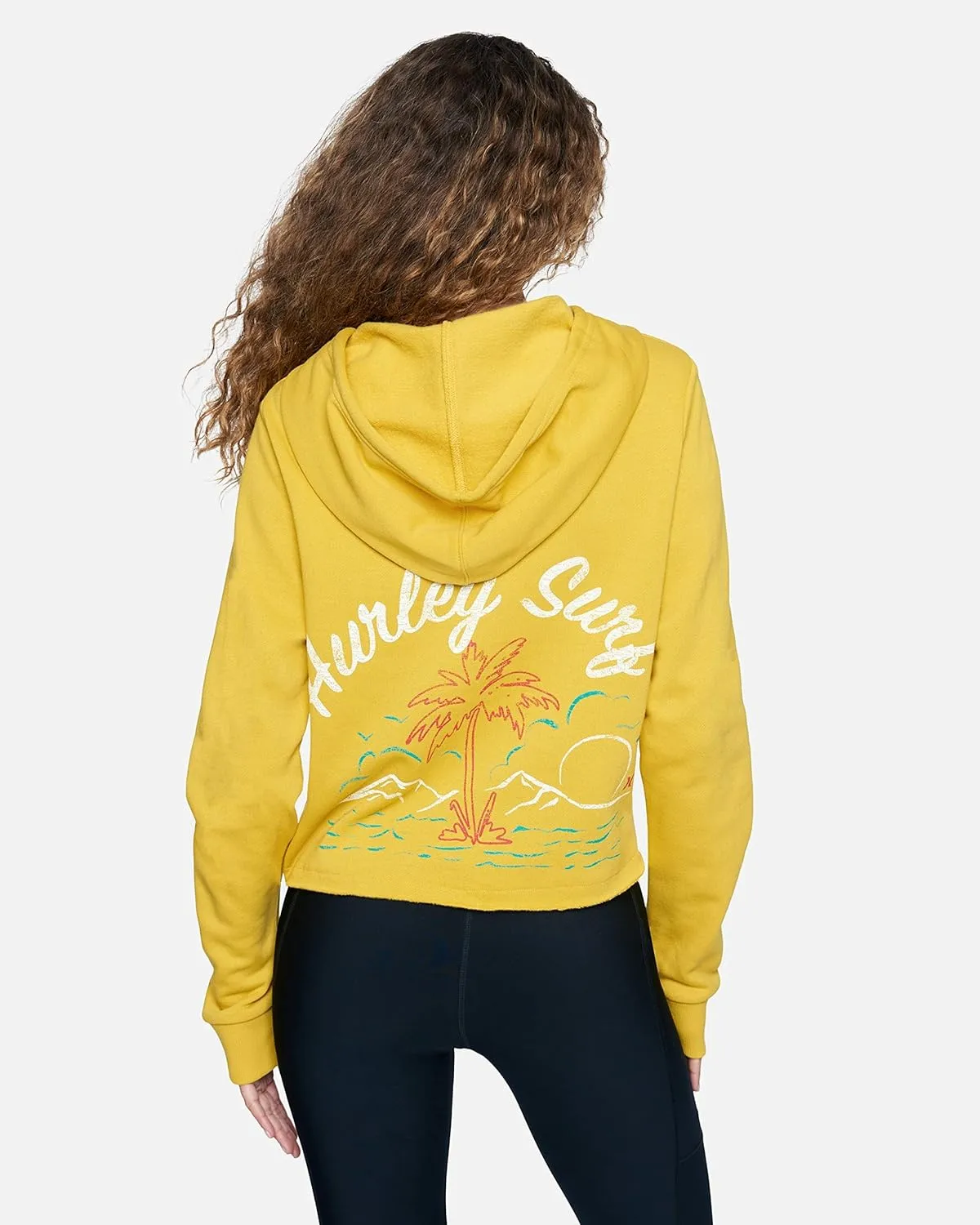 Hurley Womens Cropped Classic Fit Hoodies