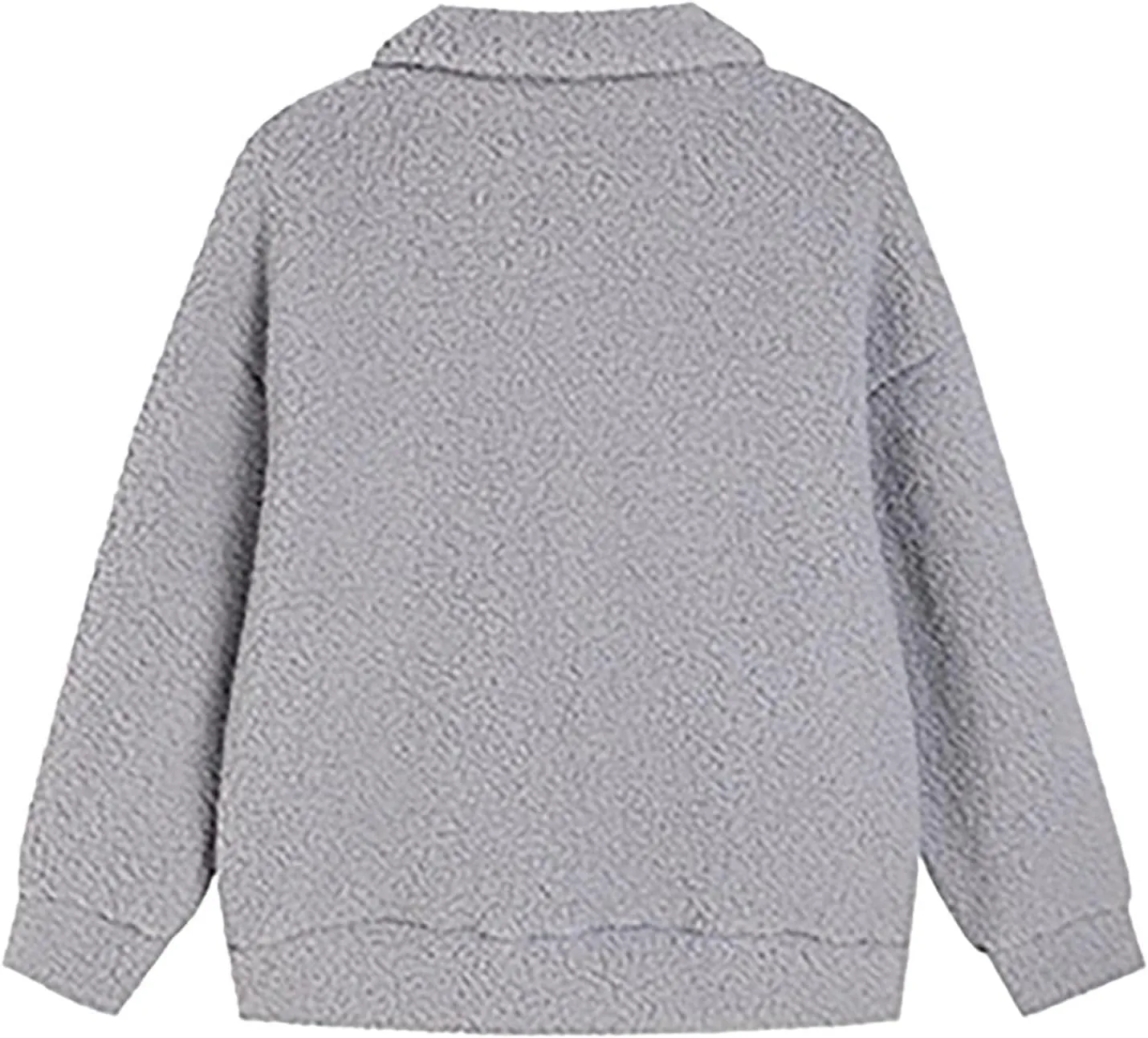 Jackets for Women Full Zip Fuzzy Fleece Sherpa Lined Cardignas Jacket Plus Size Open Front Winter Coats with Pockets