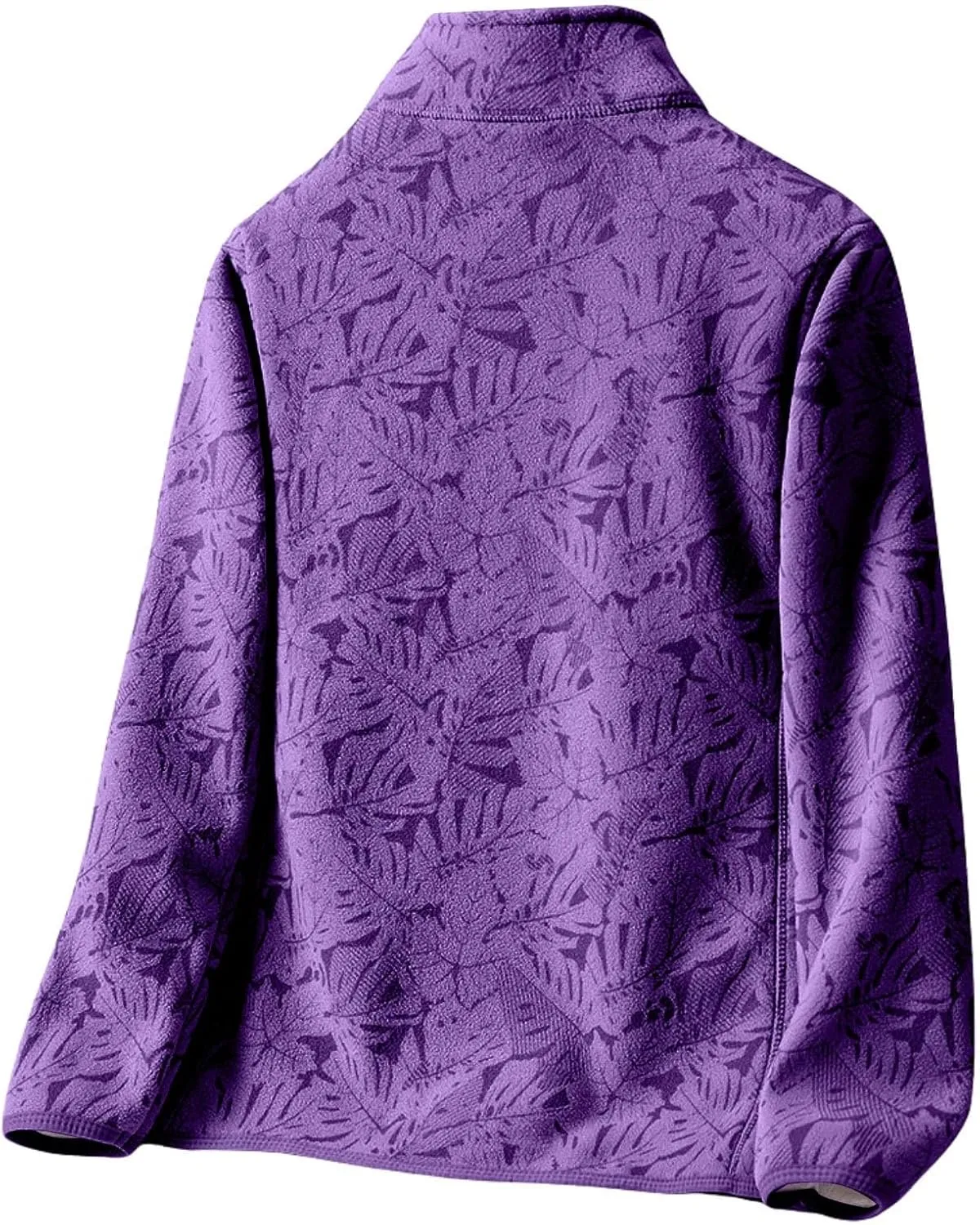 Jackets for Women Solid Color Thin Fuzzy Fleece Lightweight Cardigans Jacket Full Zip Up Cropped Warm Winter Coats