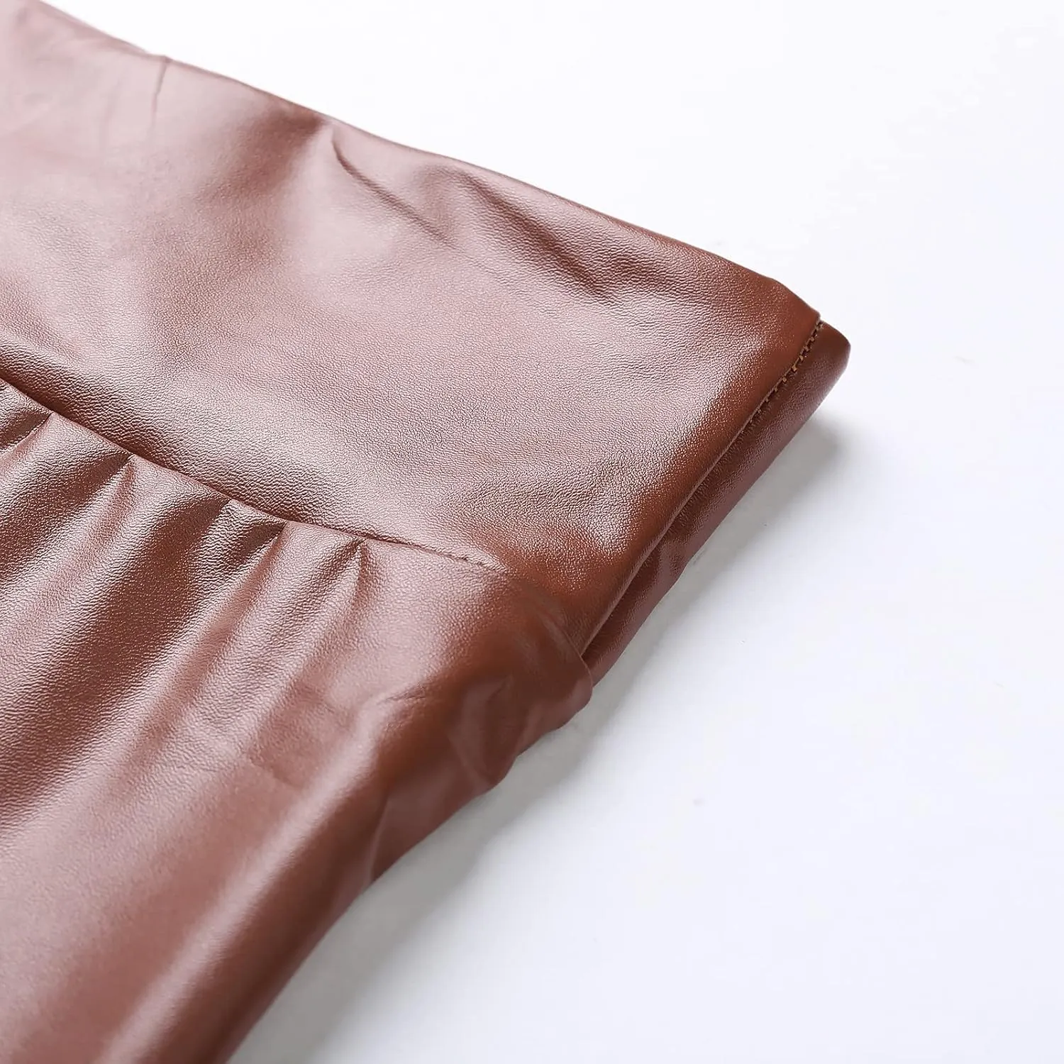 LCMTWX High Waisted Leggings for Women High Waisted Womens Faux Leather Pants Soft High Waist Winter Warm Thick High