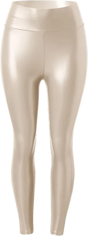 LCMTWX High Waisted Leggings for Women High Waisted Womens Faux Leather Pants Soft High Waist Winter Warm Thick High