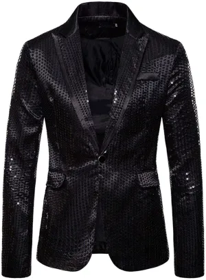 LCMTWX Mens Blazers Men's Fashion Casual Buckle Printed Single-breasted Jacket Coat Fashion Soft Work formal Warm Body