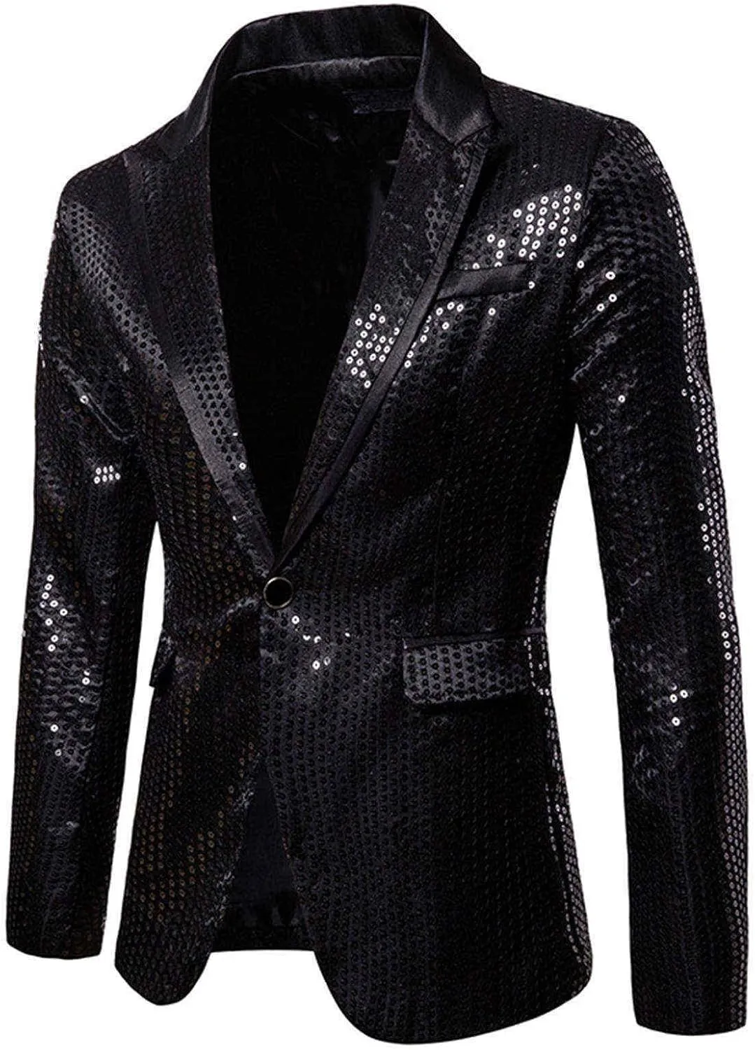 LCMTWX Mens Blazers Men's Fashion Casual Buckle Printed Single-breasted Jacket Coat Fashion Soft Work formal Warm Body