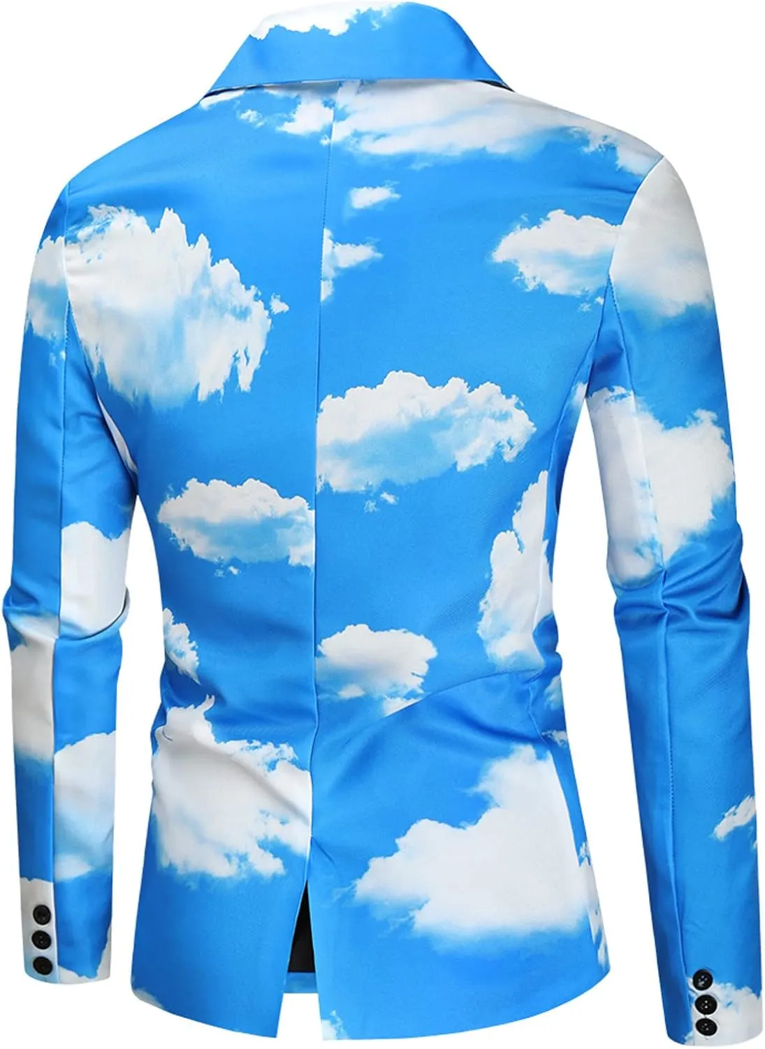 LCMTWX Mens Blazers Men's Fashion Casual Buckle Printed Single-breasted Jacket Coats Fashion Soft Work formal Jacket Warm