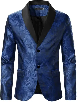LCMTWX Mens Blazers Men's Fashion Casual Buckle Printed Single-breasted Jacket Coats Fashion Soft Work formal Jacket Warm
