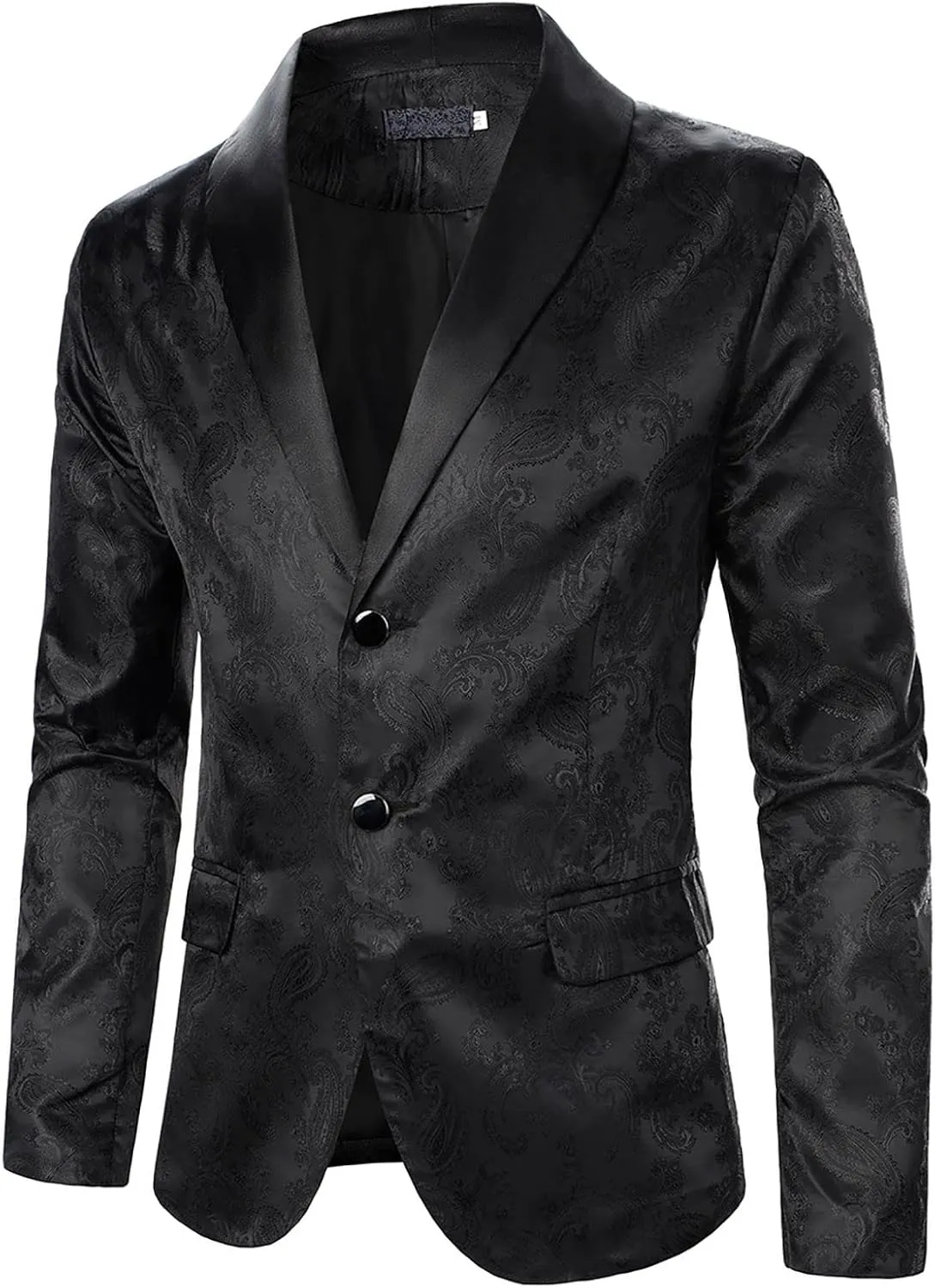 LCMTWX Mens Blazers Men's Fashion Casual Buckle Printed Single-breasted Jacket Coats Fashion Soft Work formal Jacket Warm