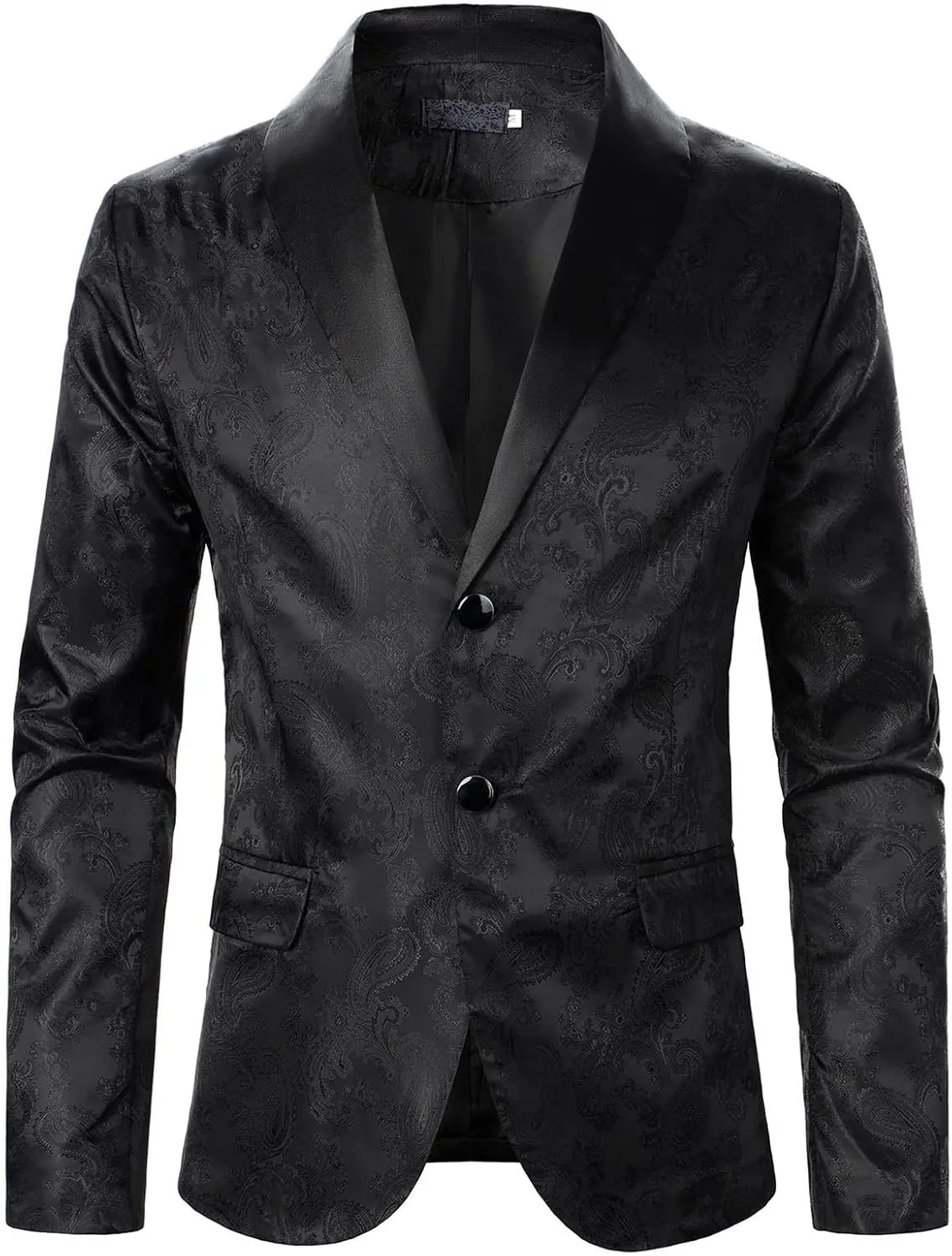 LCMTWX Mens Blazers Men's Fashion Casual Buckle Printed Single-breasted Jacket Coats Fashion Soft Work formal Jacket Warm