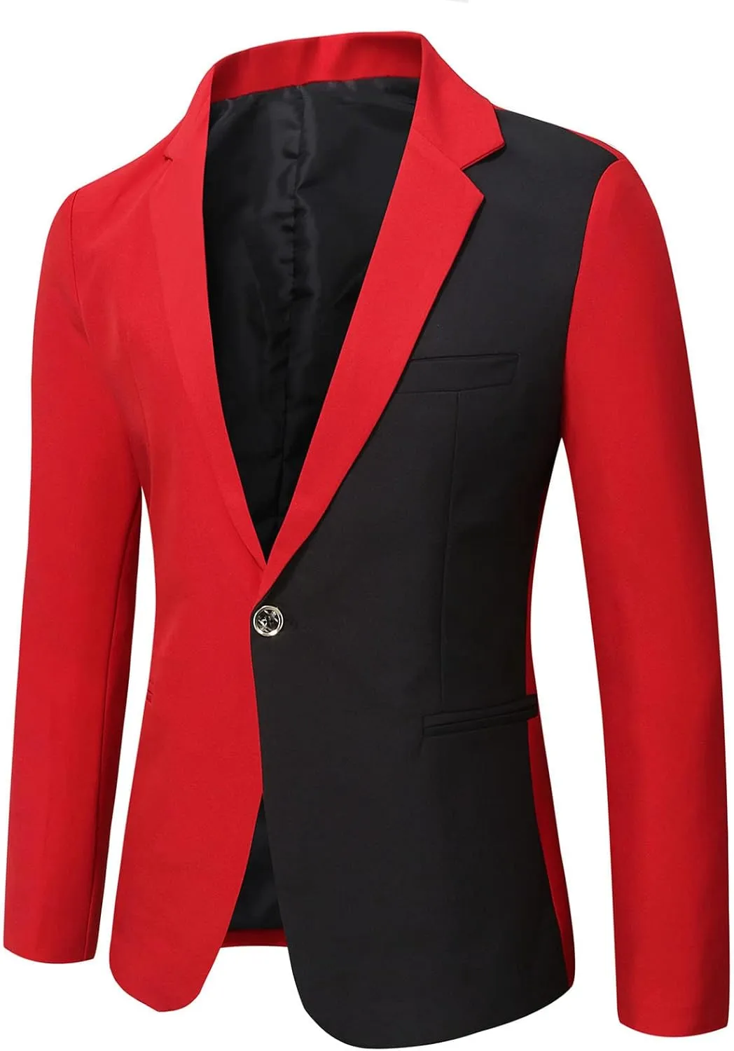 LCMTWX Mens Blazers Men's Fashion Casual Buckle Printed Single-breasted Jackets Coat Fashion Soft Work formal Jacket Warm