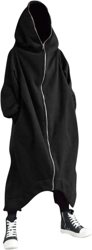 LCMTWX Men's Hooded Fleece Sweatshirt Loose Solid Hooded Sweater Top Pullover Fleece Zip Hoodie Sweatshirt Pullover & Full